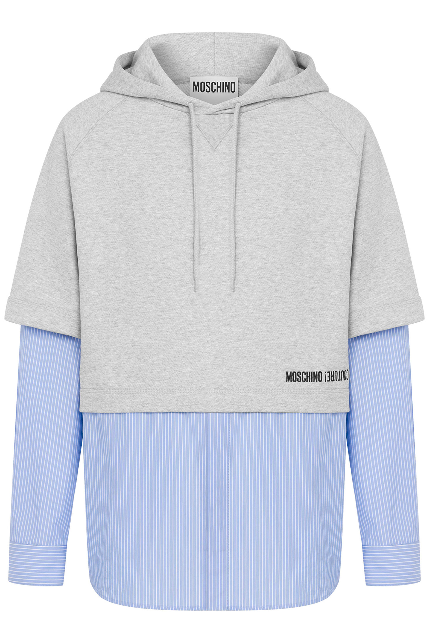 UPSIDE DOWN LOGO SWEATSHIRT GREY 3