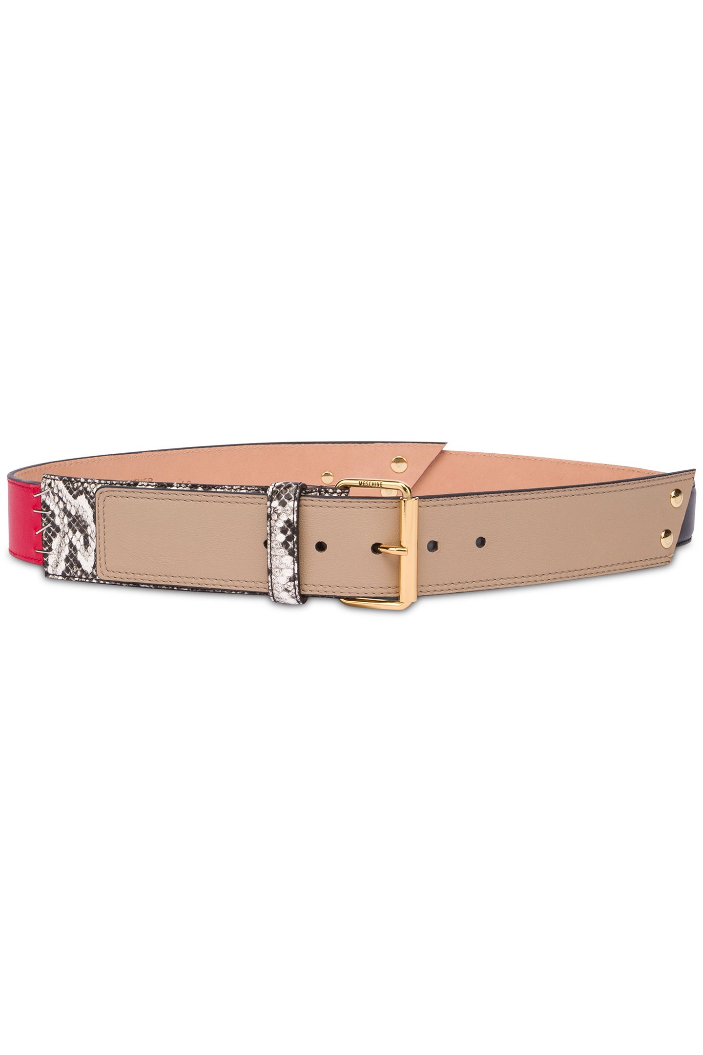 PATCHWORK GOAT BELT MULTICOLOR 1