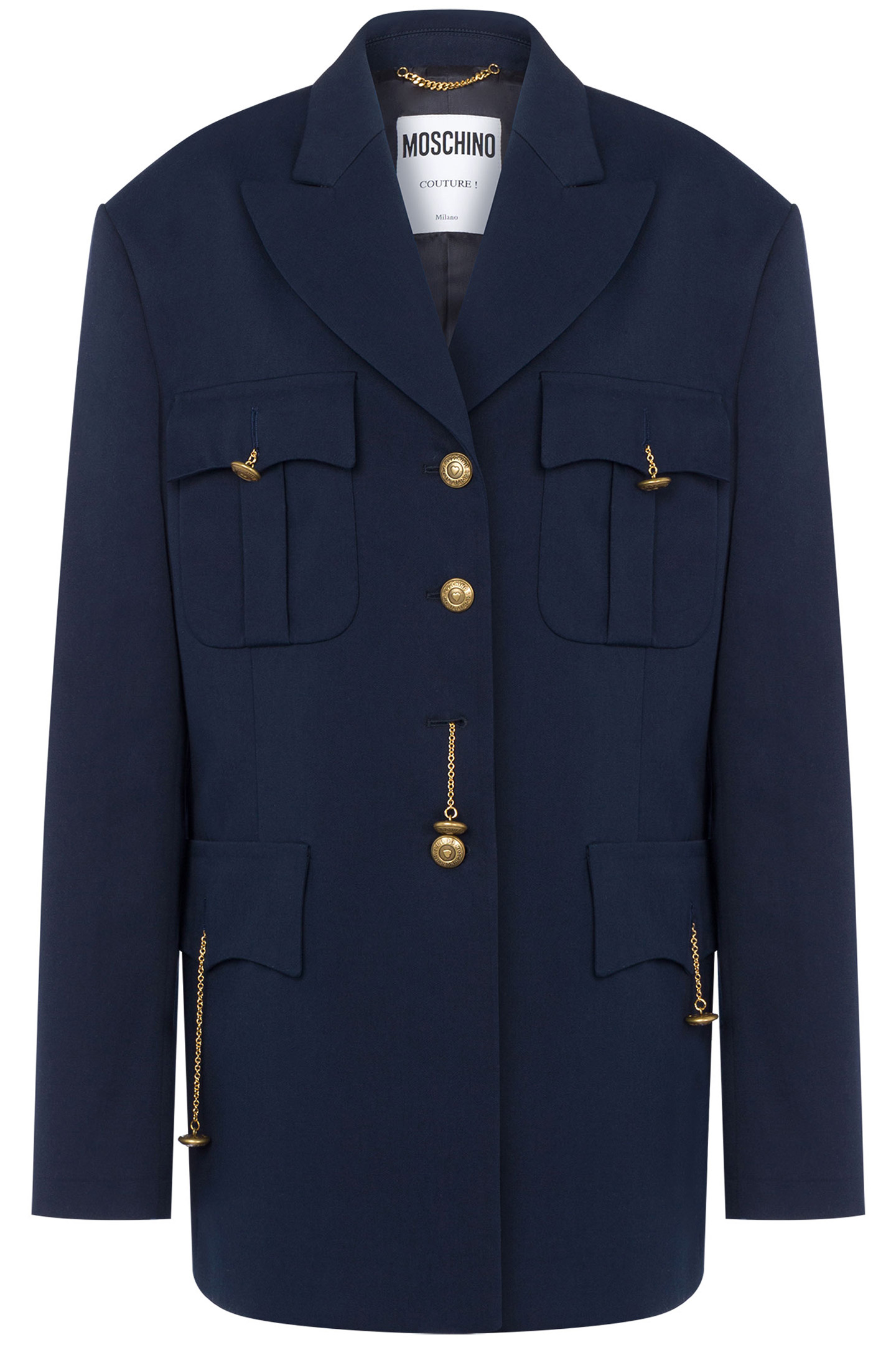 GABARDINE JACKET MILITARY TWIST BLUE 3