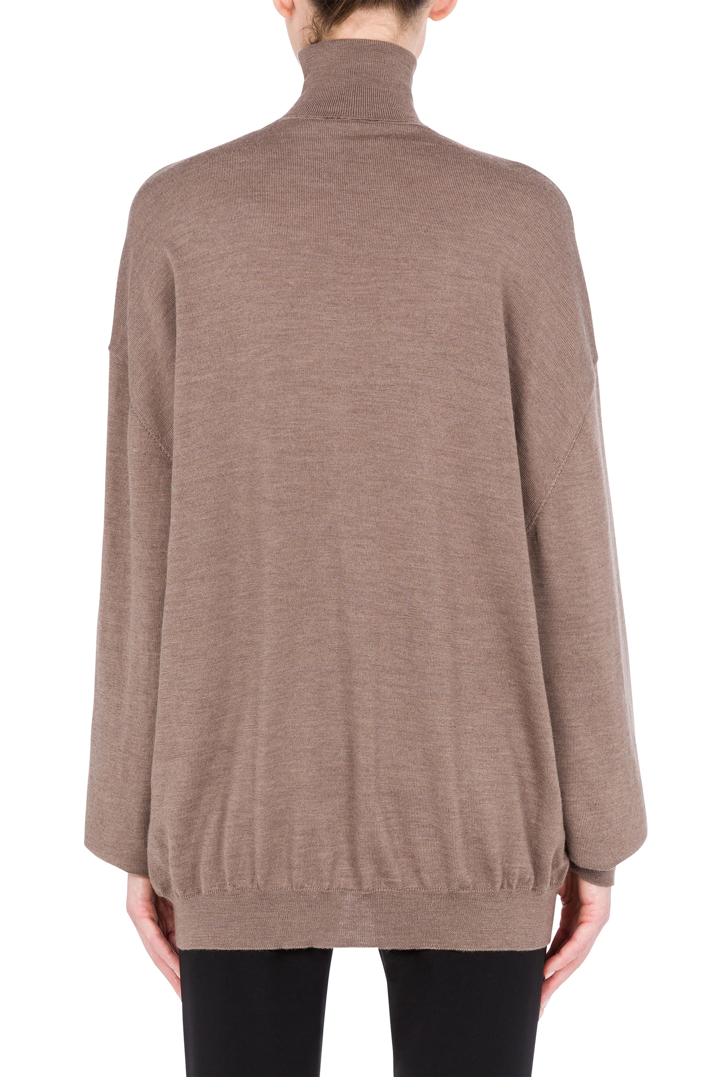 GOLDEN M WOOL TURTLENECK SWEATER BEIGE 2