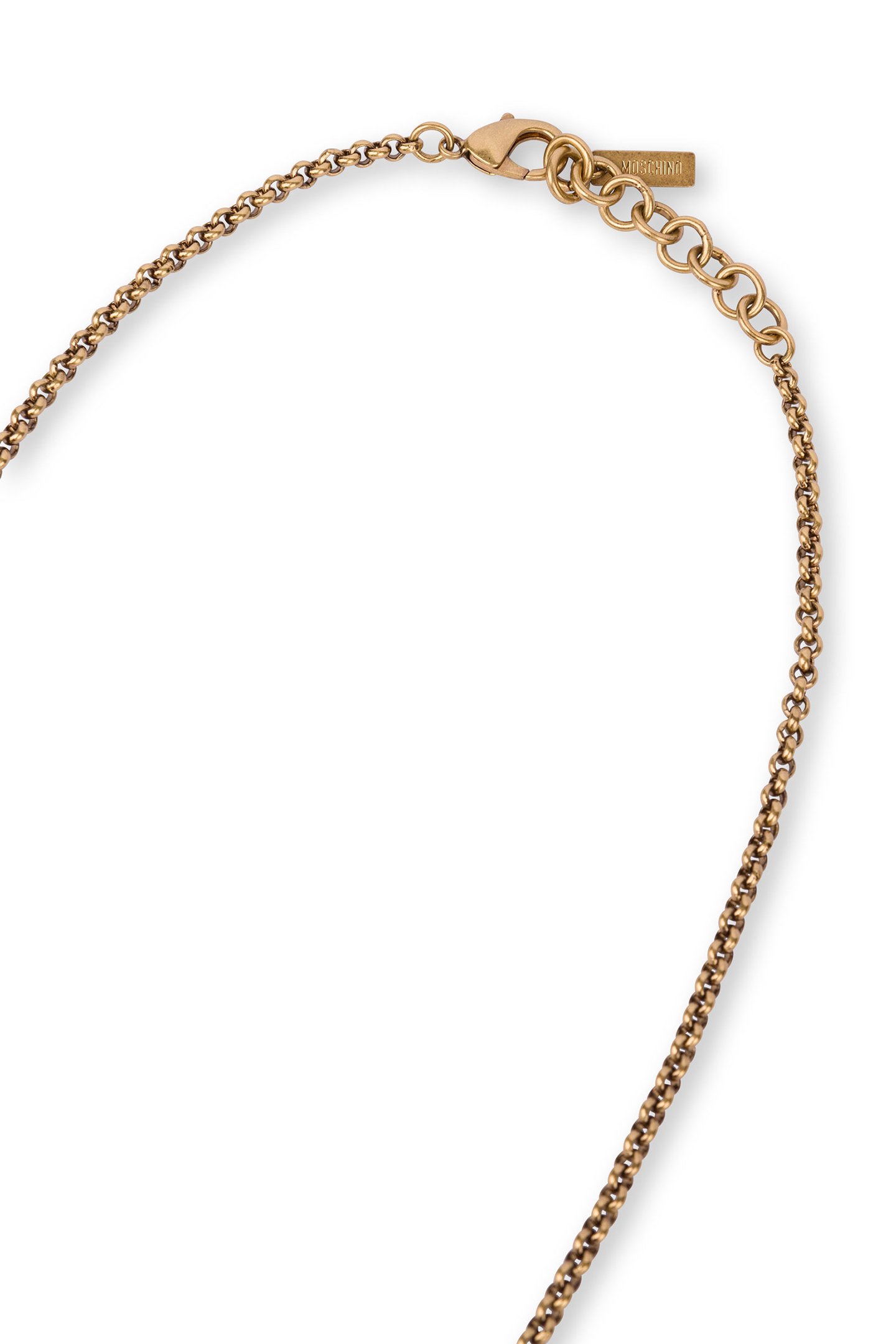 BOW TIE PENDANT NECKLACE GOLD 3