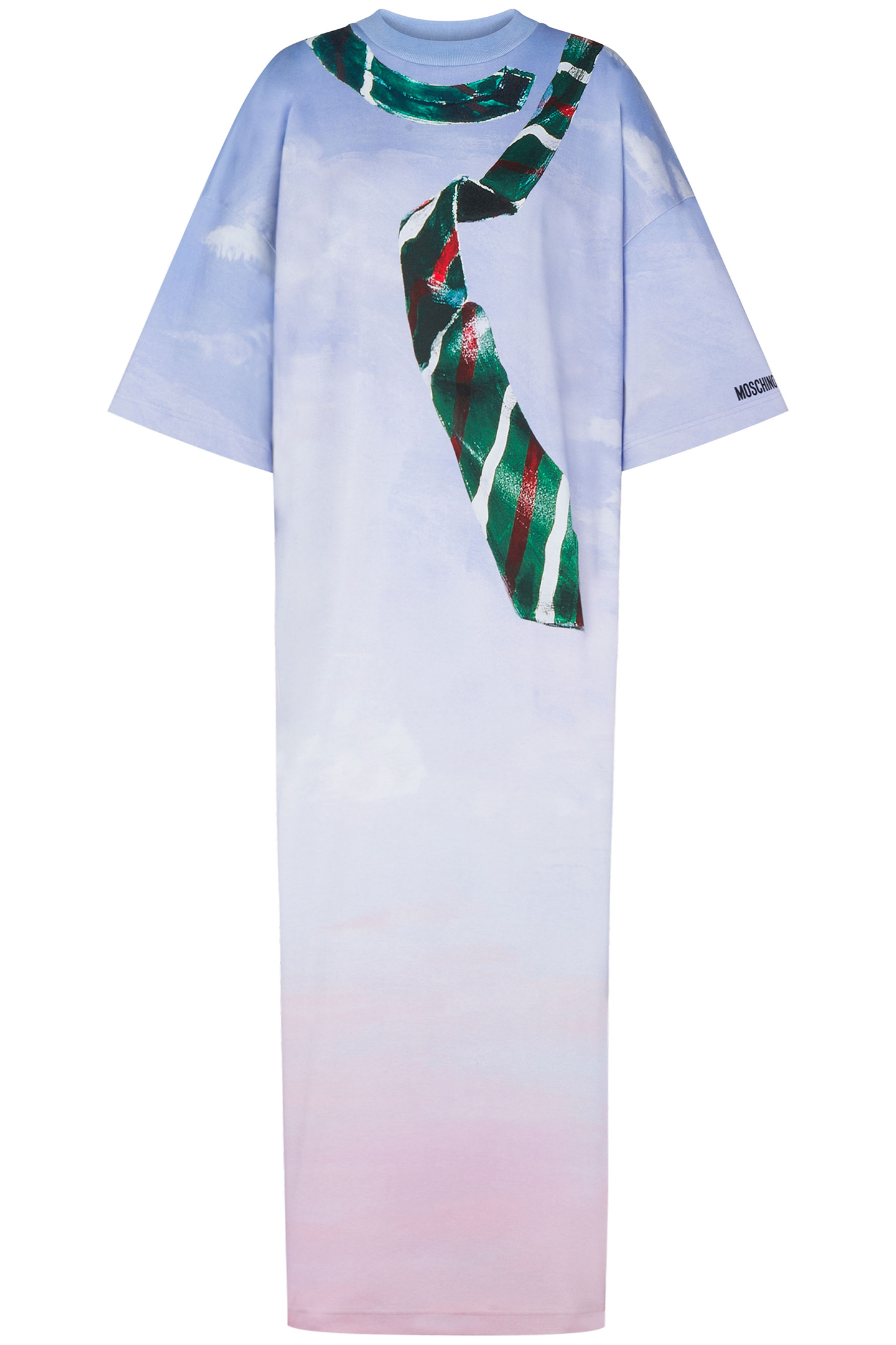 COTTON INTERLOCK DRESS IN THE CLOUD BLUE 3