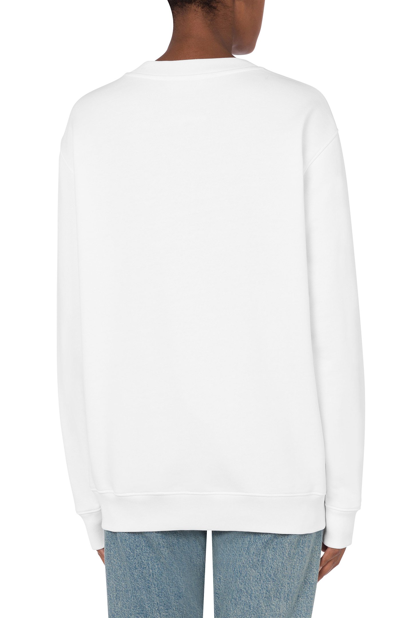 LOVE ORGANIC COTTON SWEATSHIRT WHITE 2