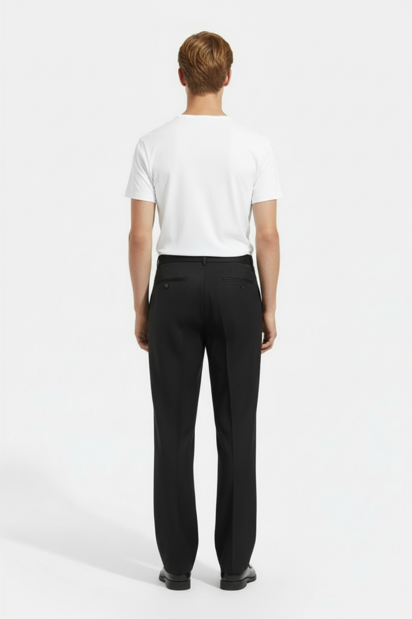 TUXEDO PANTS WITH STRAPS BLACK 2