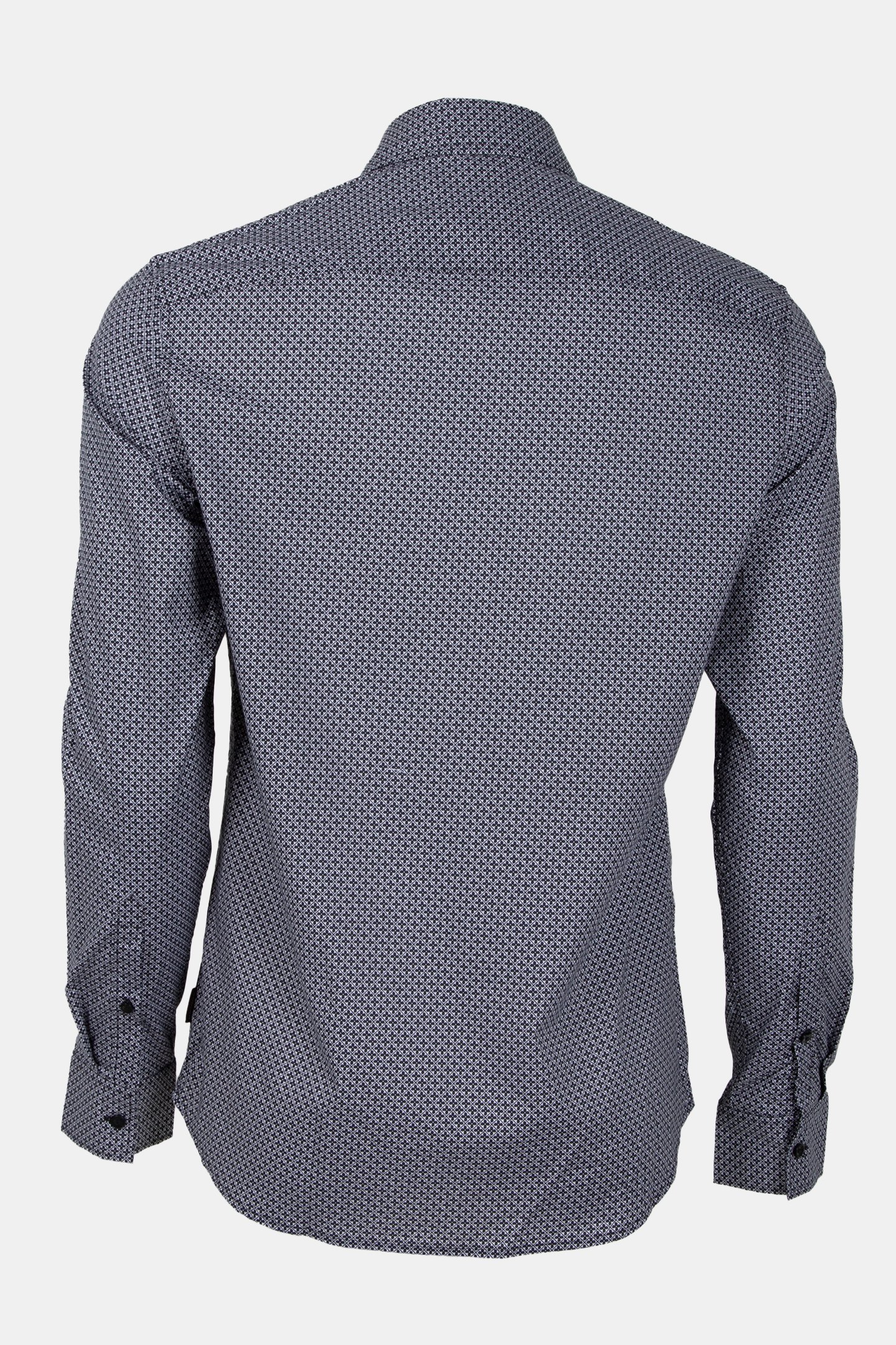 LS MOSAIC GEO COT SHIRT BLACK 4