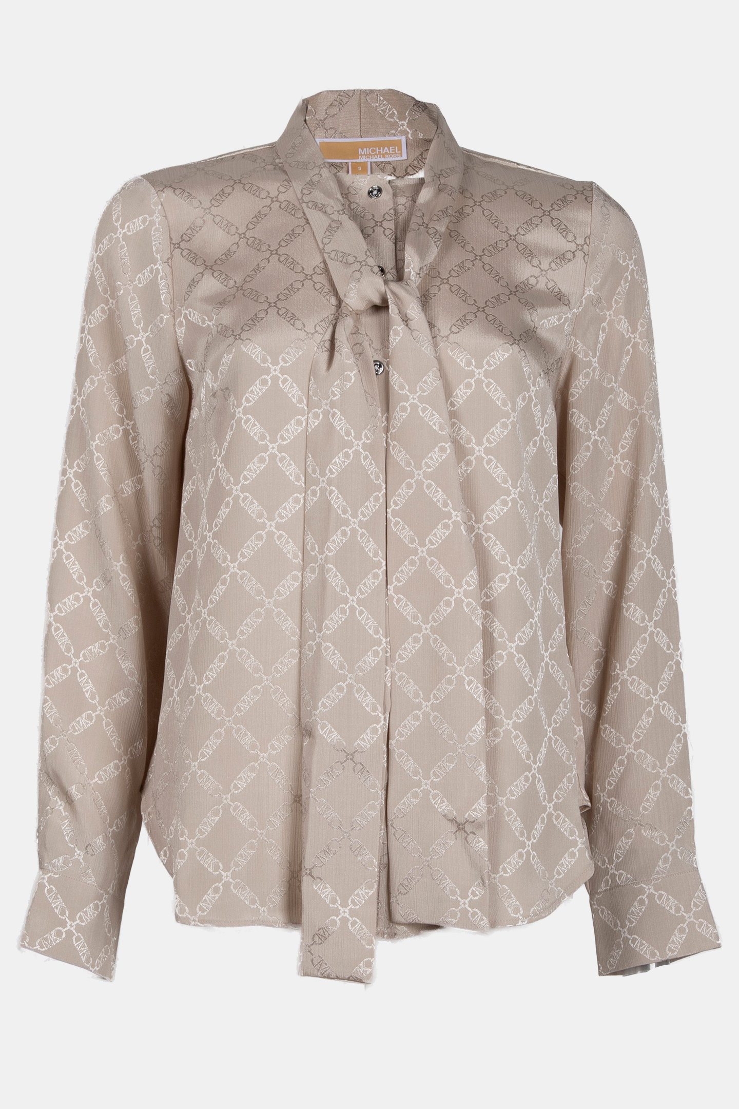 LOGO JCD BOW BLOUSE DUNE 1