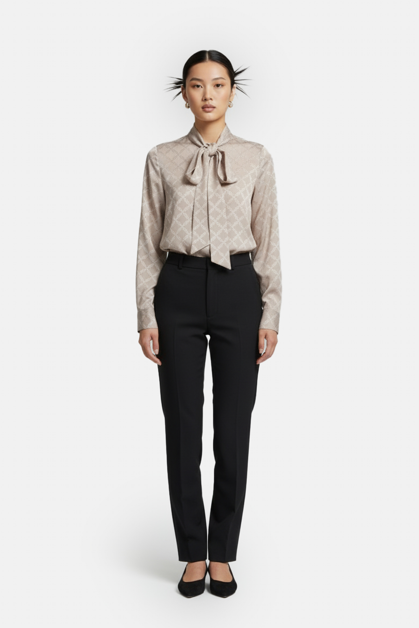 LOGO JCD BOW BLOUSE DUNE 5