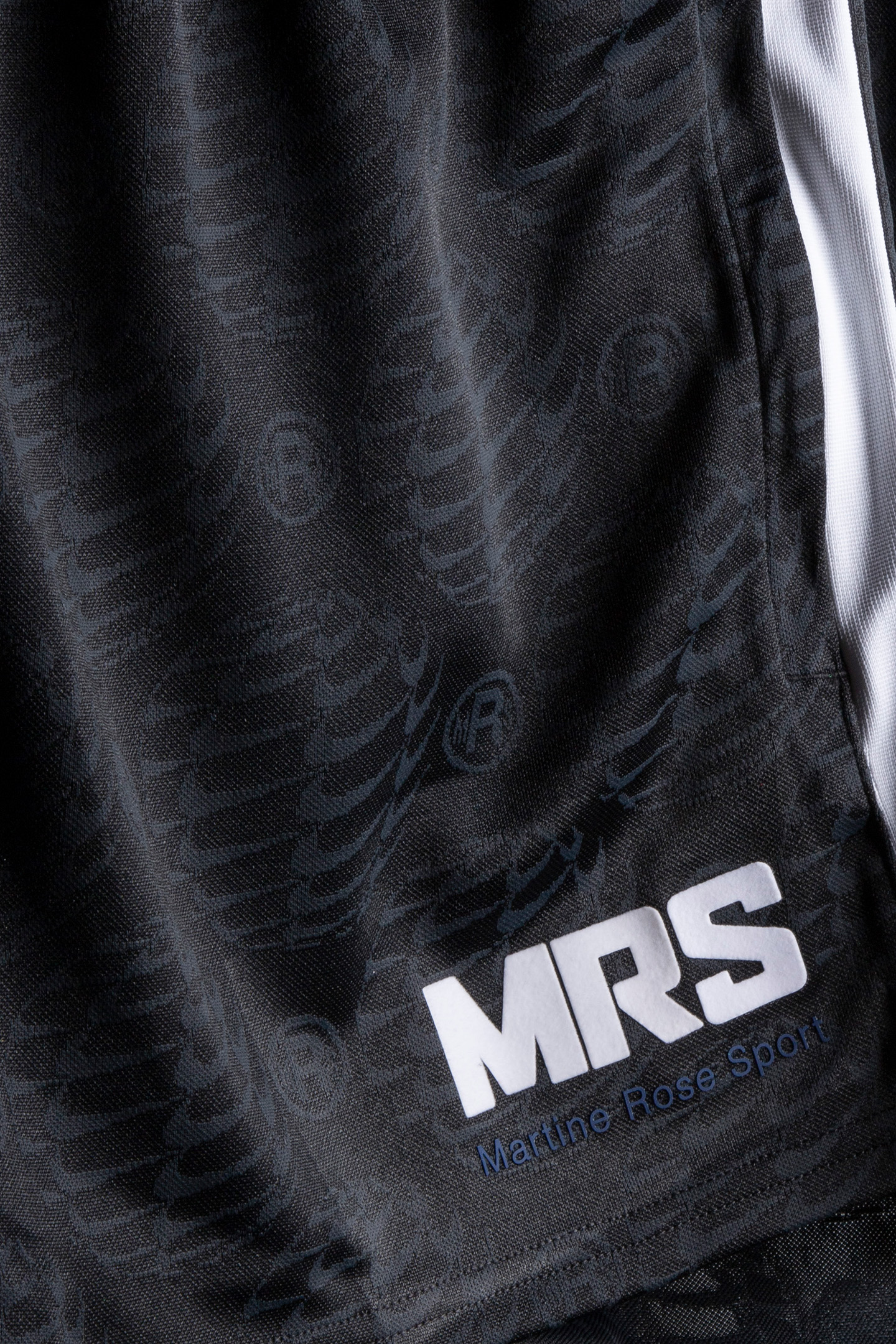 NIKE – MARTINE ROSE FOOTBALL SHORT BLACK/WHITE 4