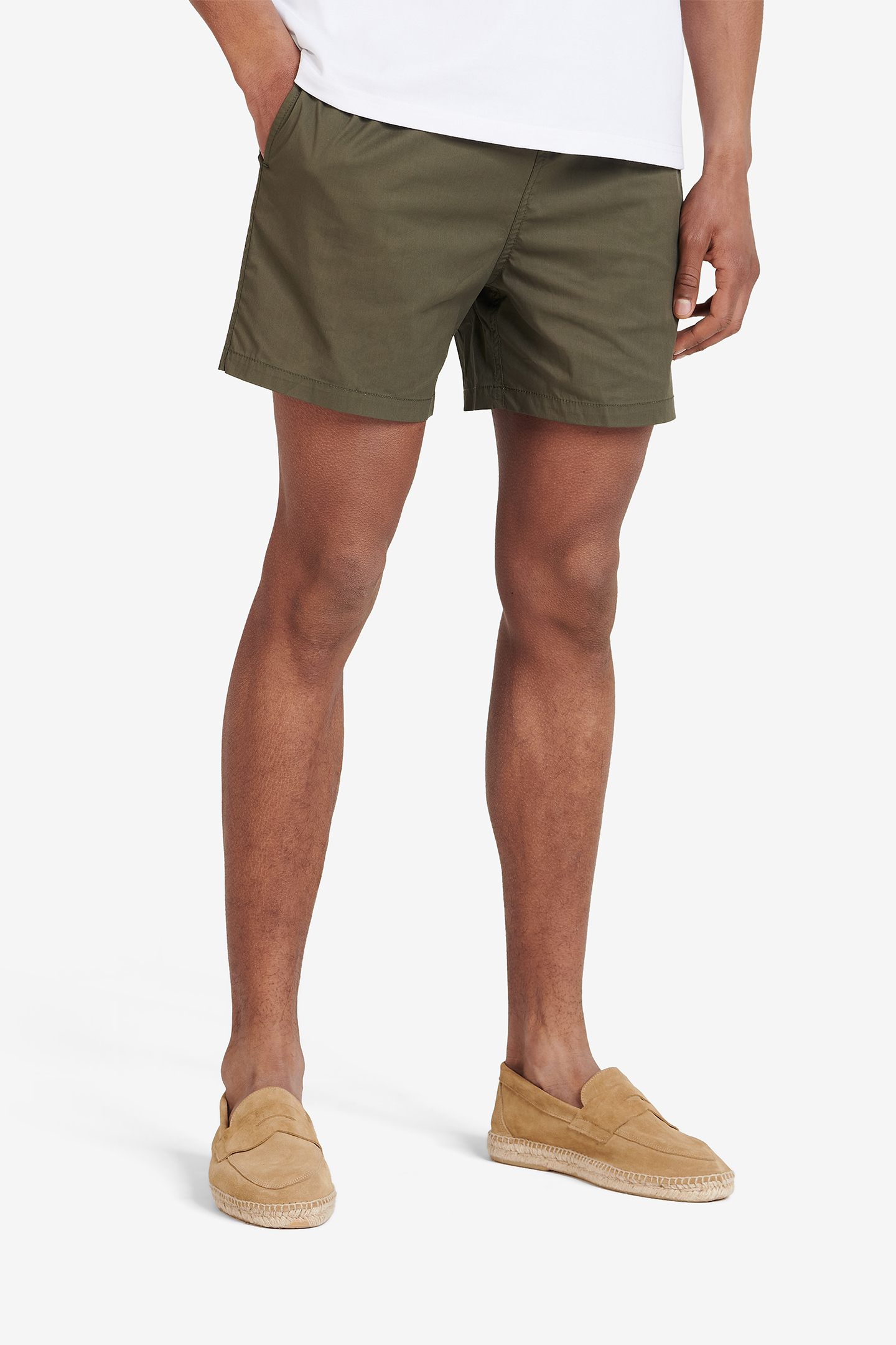 VENICE COTTON-NYLON STRETCH ARMY 1