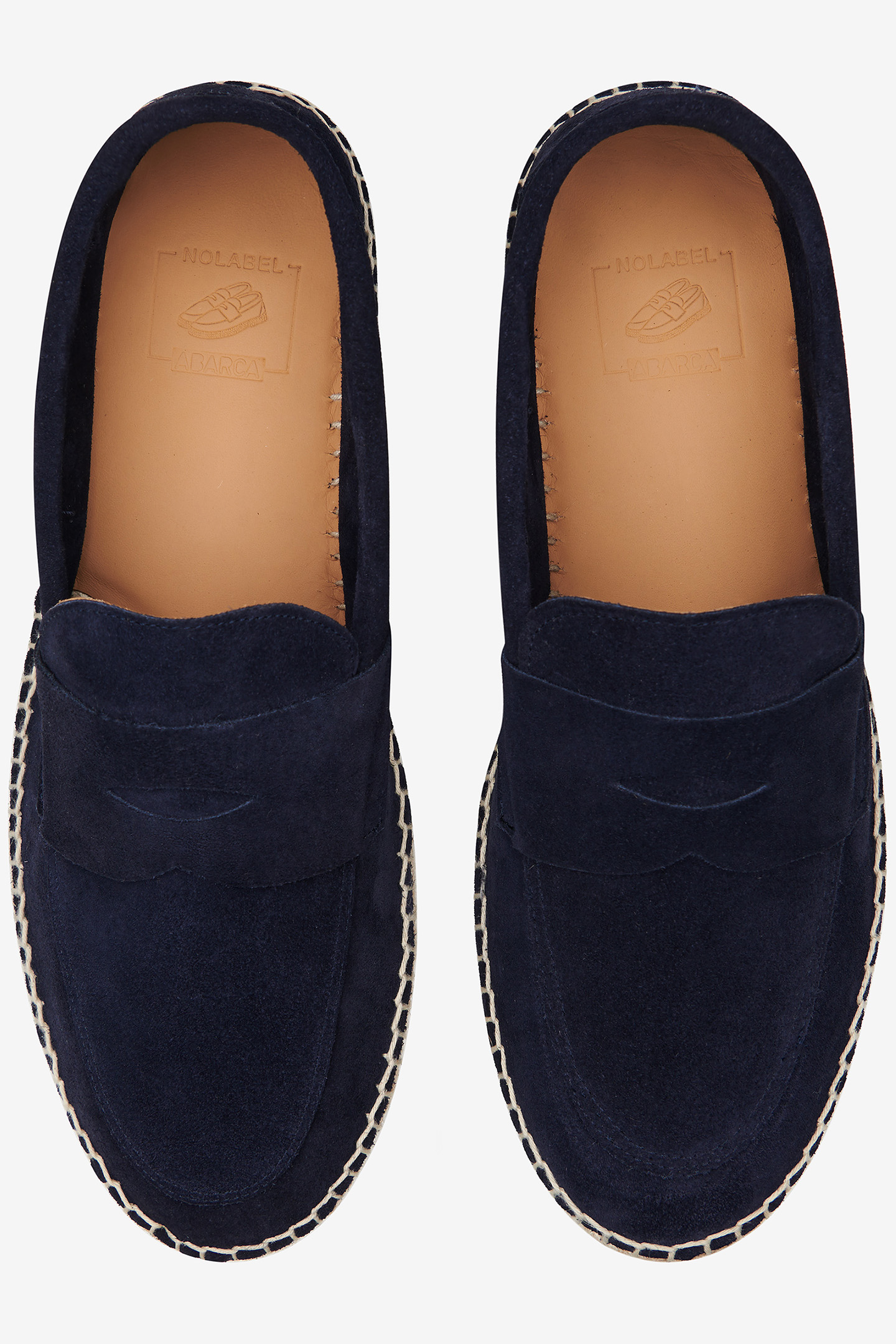 NO LABEL X ABARCA SUEDE ESPADRILLES NAVY 2