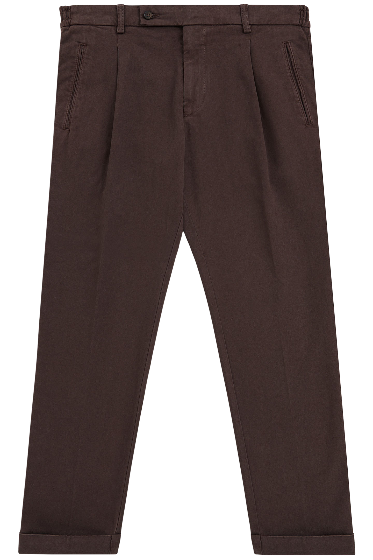 BRIDGEPORT HEAVYWEIGHT COTTON-STRETCH BROWN 2