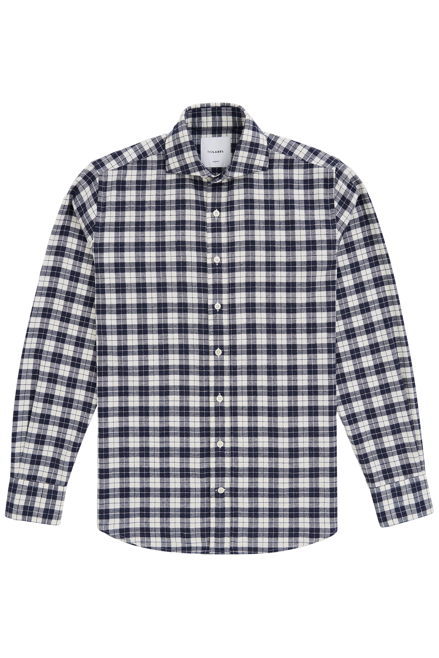 SPECIALIST CHECKED BRUSHED COTTON NAVY 2