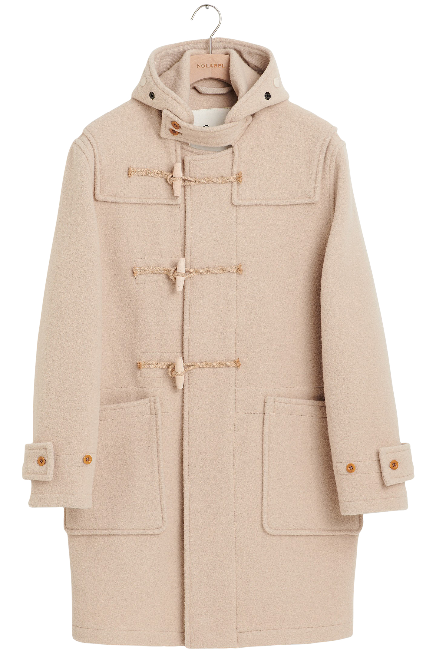 GLOVERALL X NO LABEL MONTY COAT WOOL BEIGE 2