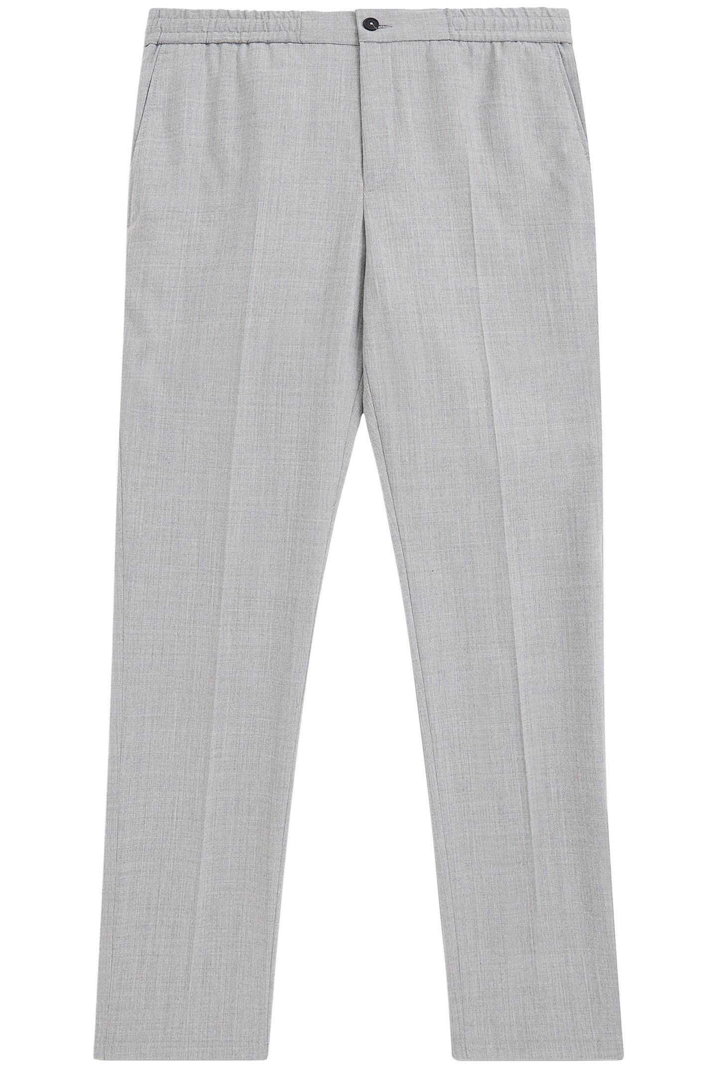 MONTREAL WASHABLE FLANNEL WOOL-STRETCH LIGHT GREY 2