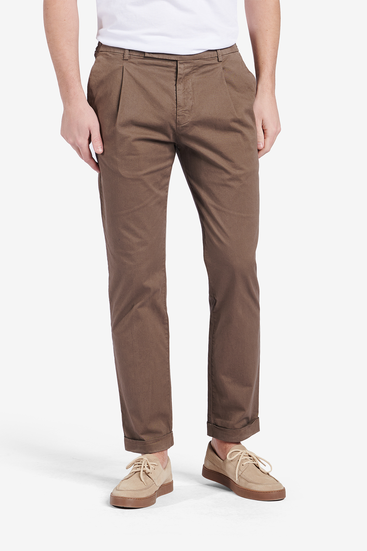 LANGFORD COTTON-STRETCH TAUPE 1