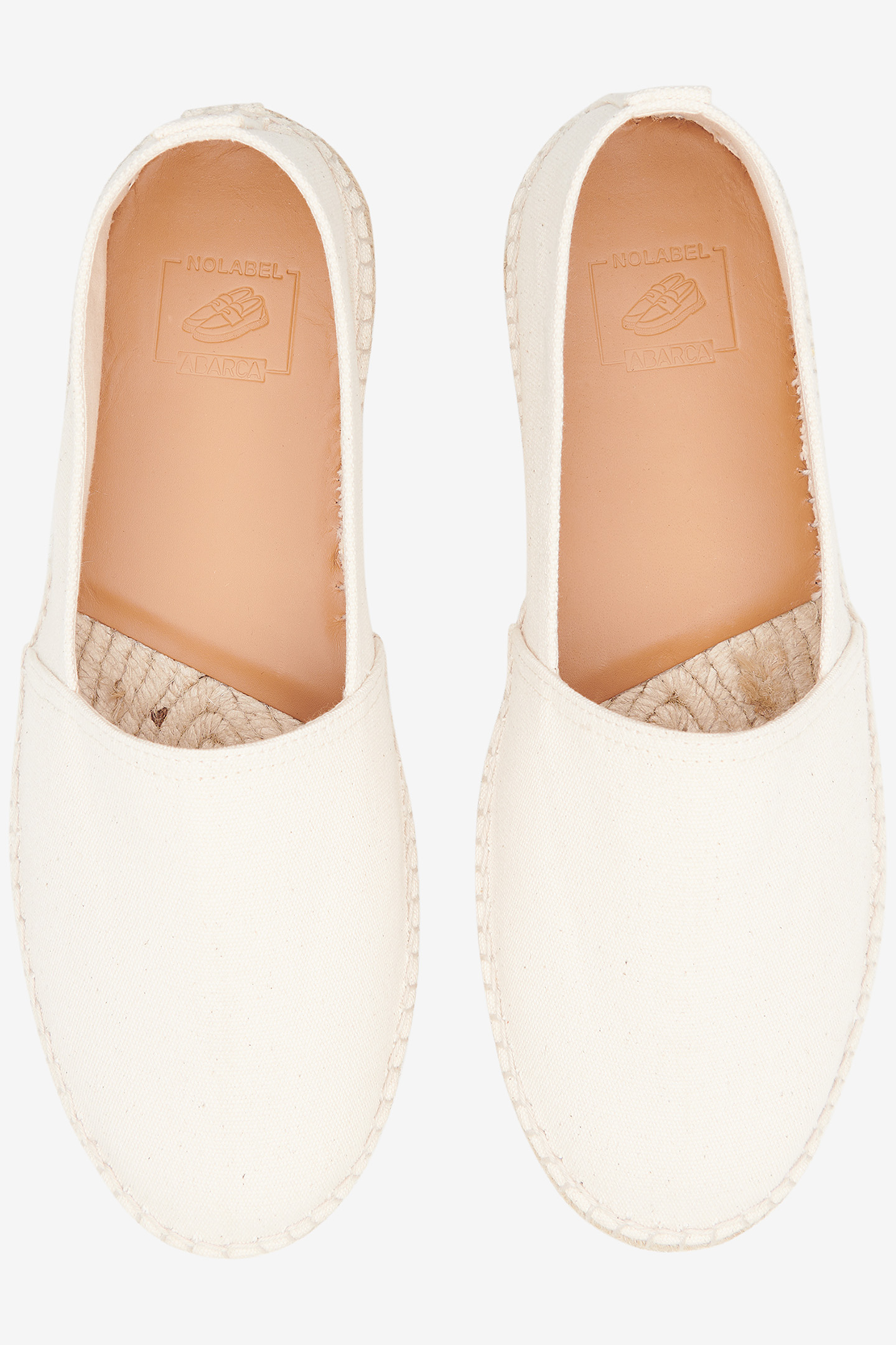 NO LABEL X ABARCA COTTON ESPADRILLES OFF WHITE 3