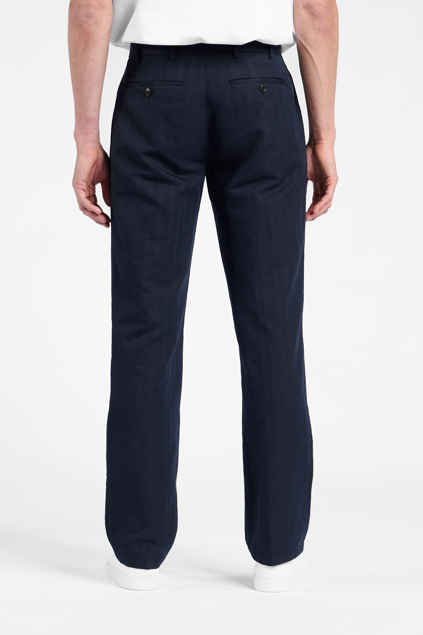 MAYFAIR COTTON-LINEN NAVY 2