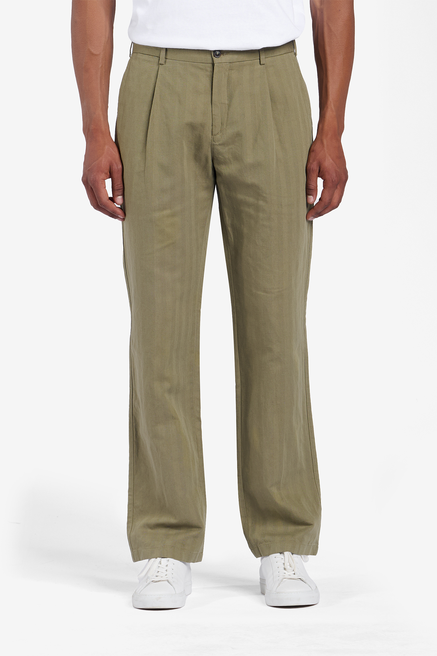 MAYFAIR COTTON-LINEN OLIVE 1