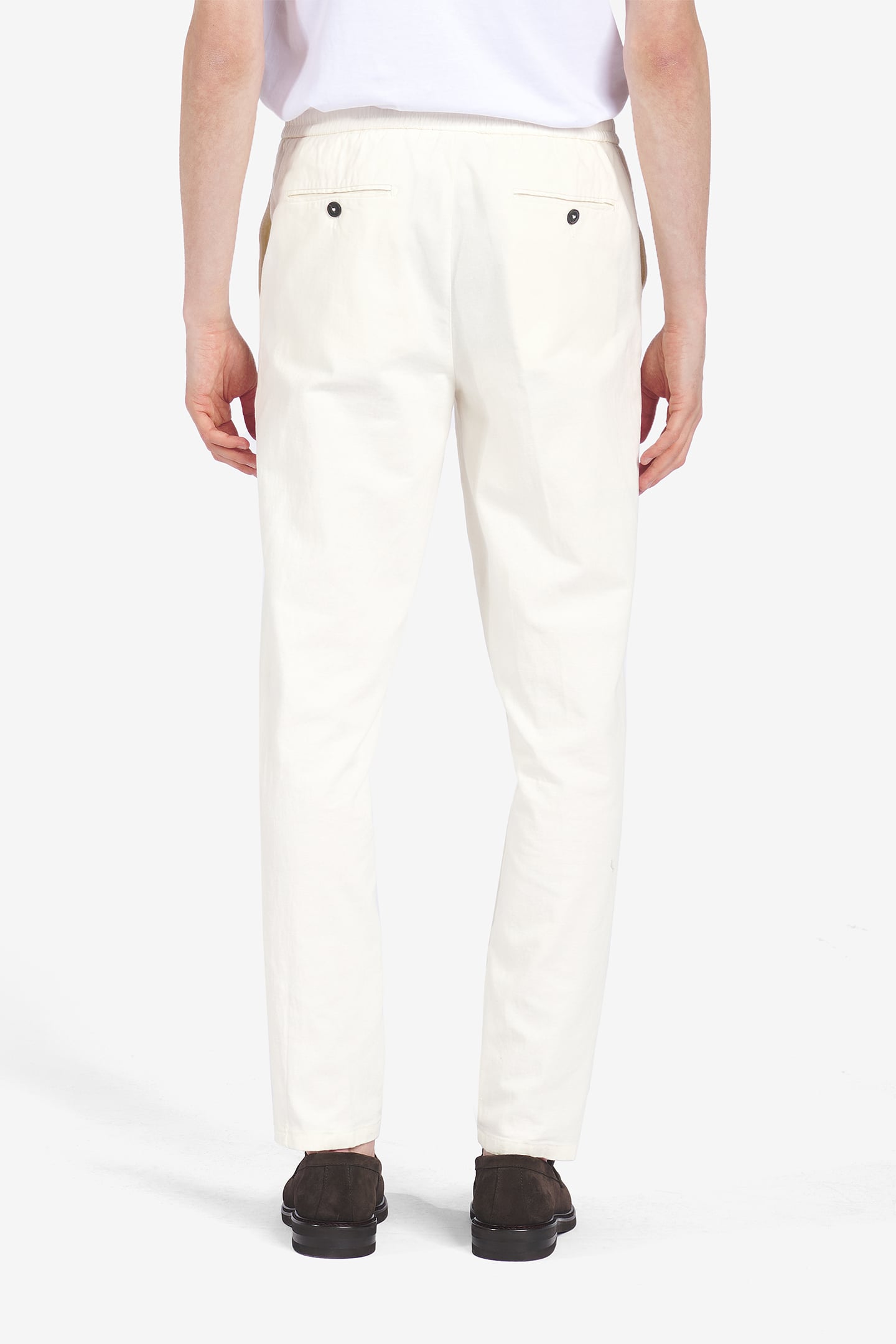 MONTREAL COTTON-LINEN STRETCH OFF WHITE 2