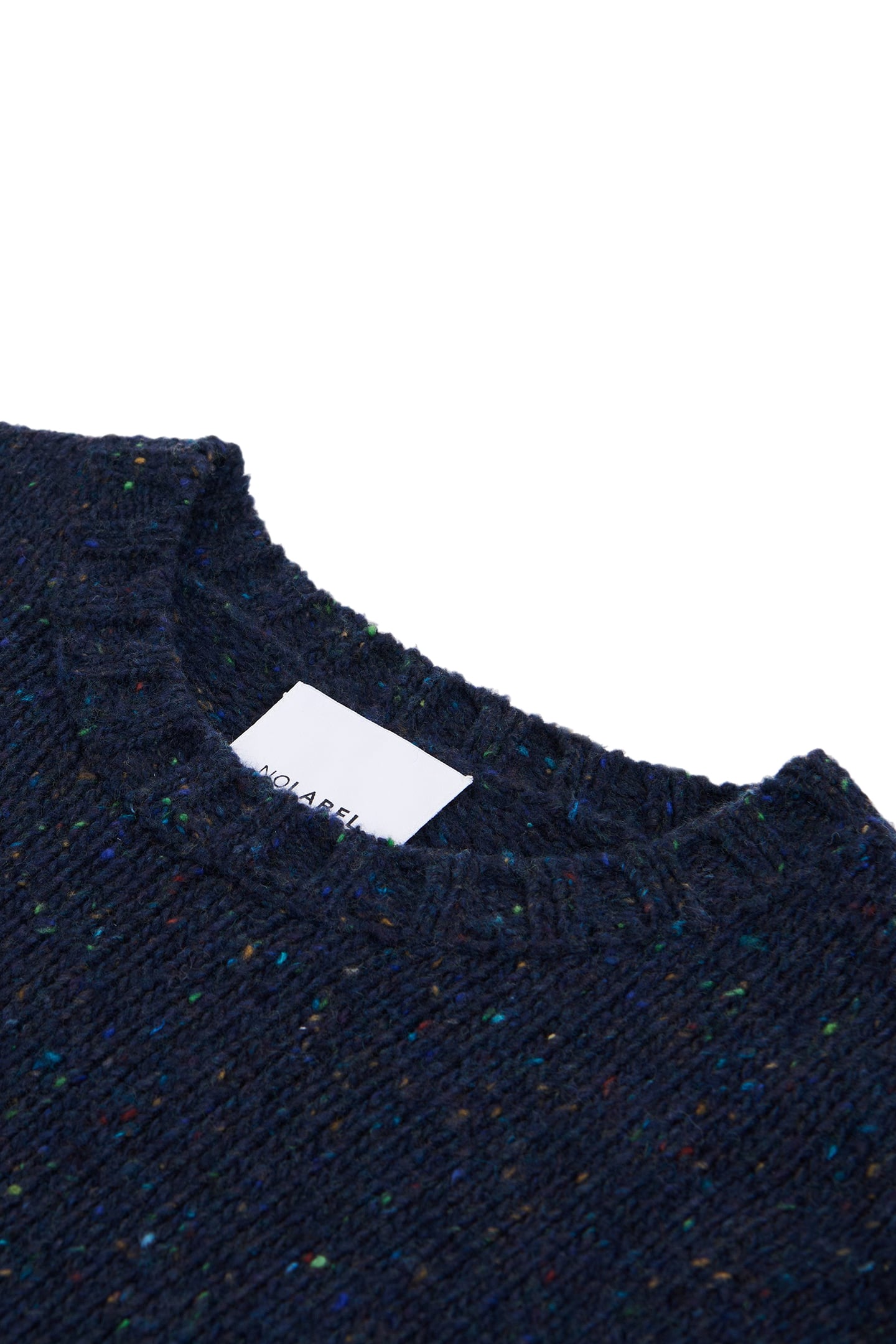 HINTON DONEGAL WOOL BLEND NAVY 3