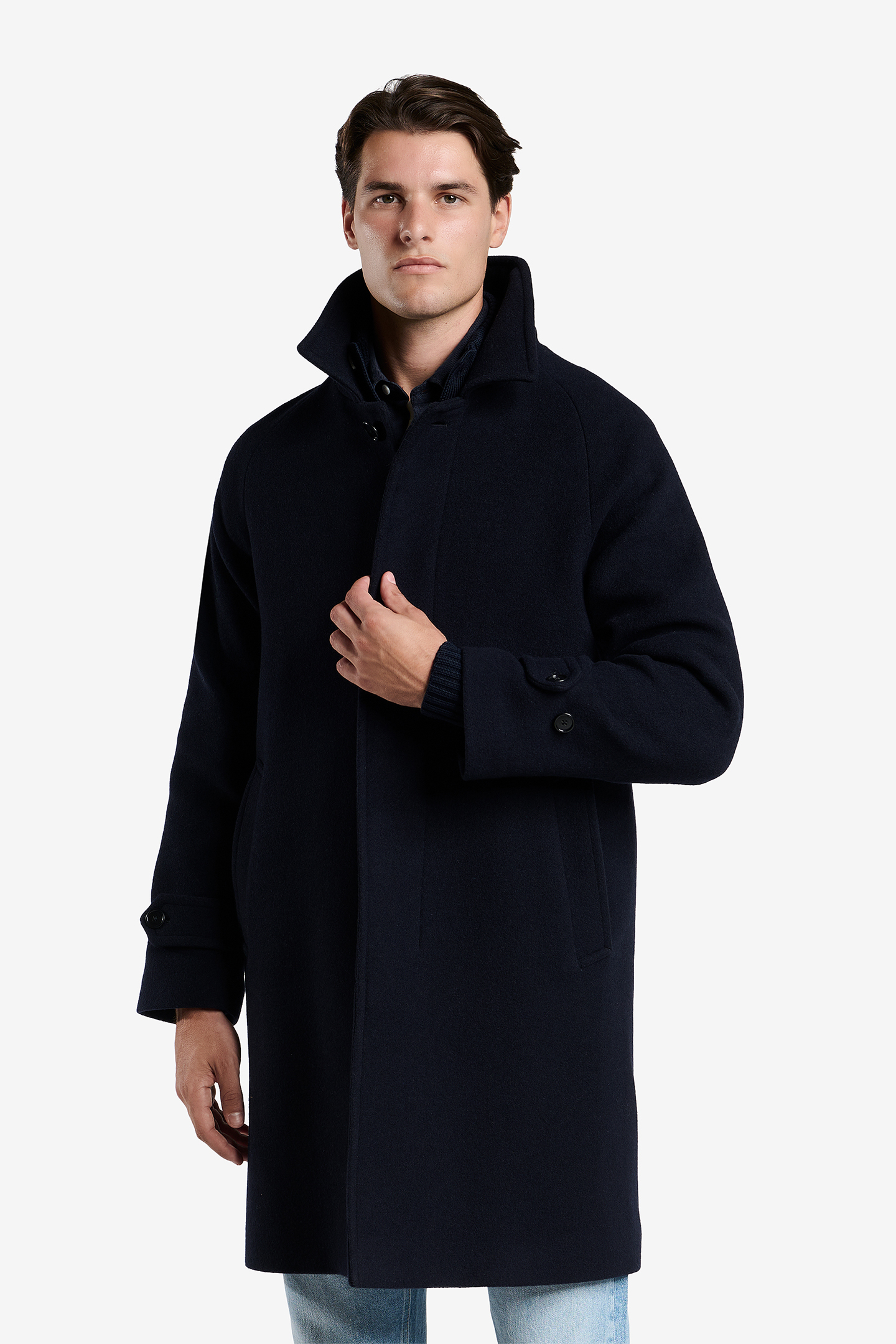 BRIMLEY WOOL-NYLON NAVY 1