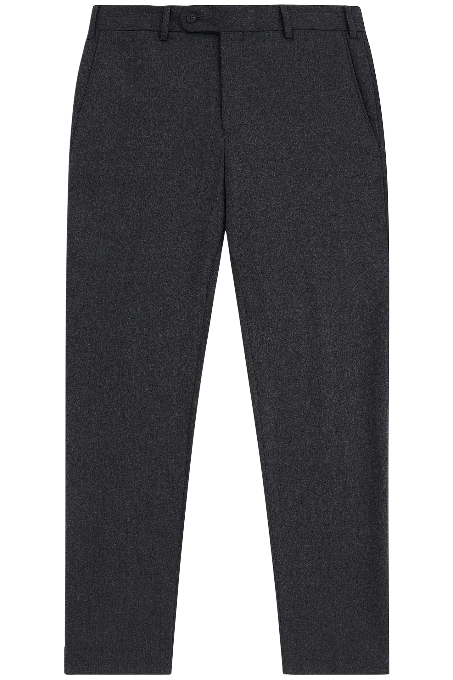 TORONTO WASHABLE FLANNEL WOOL-STRETCH DARK GREY 2