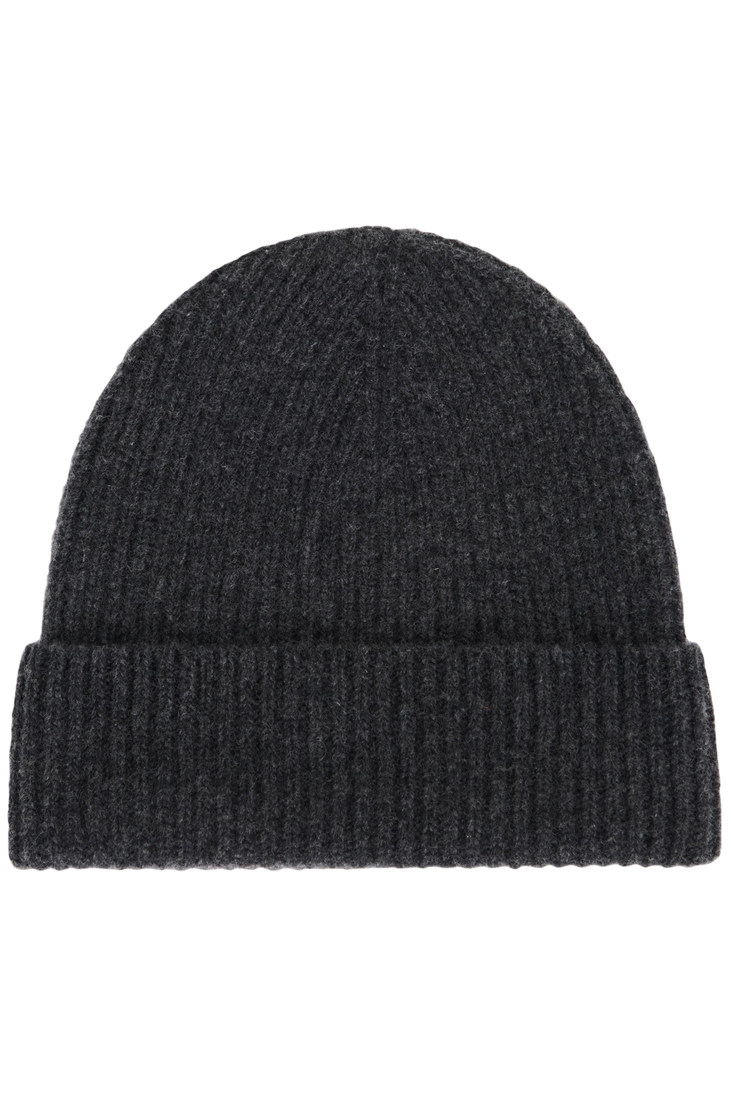 ASPEN MERINO-CASHMERE BEANIE DARK GREY 1