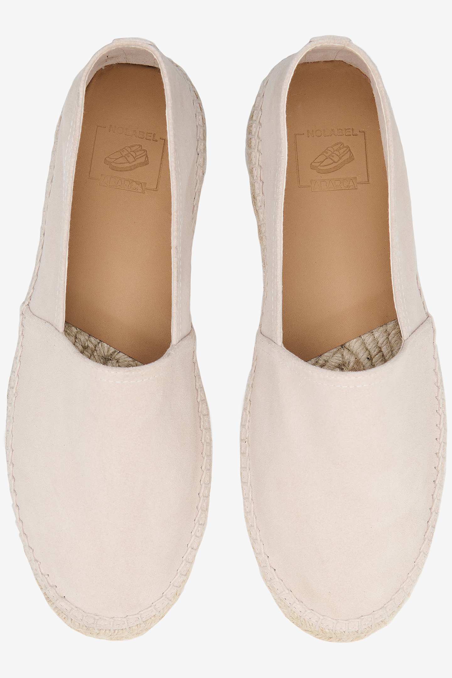 NO LABEL X ABARCA SUEDE CLASSIC ESPADRILLES BEIGE 2