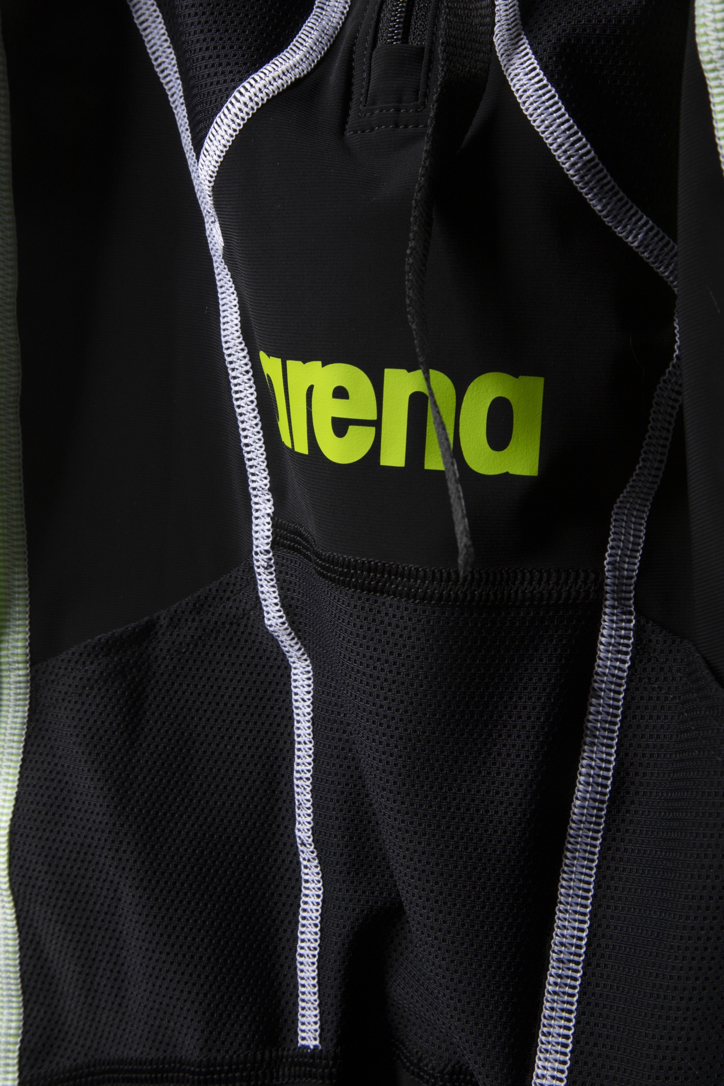 W REAR ZIP TRISUIT ST BLACK,PEA_GREEN 4