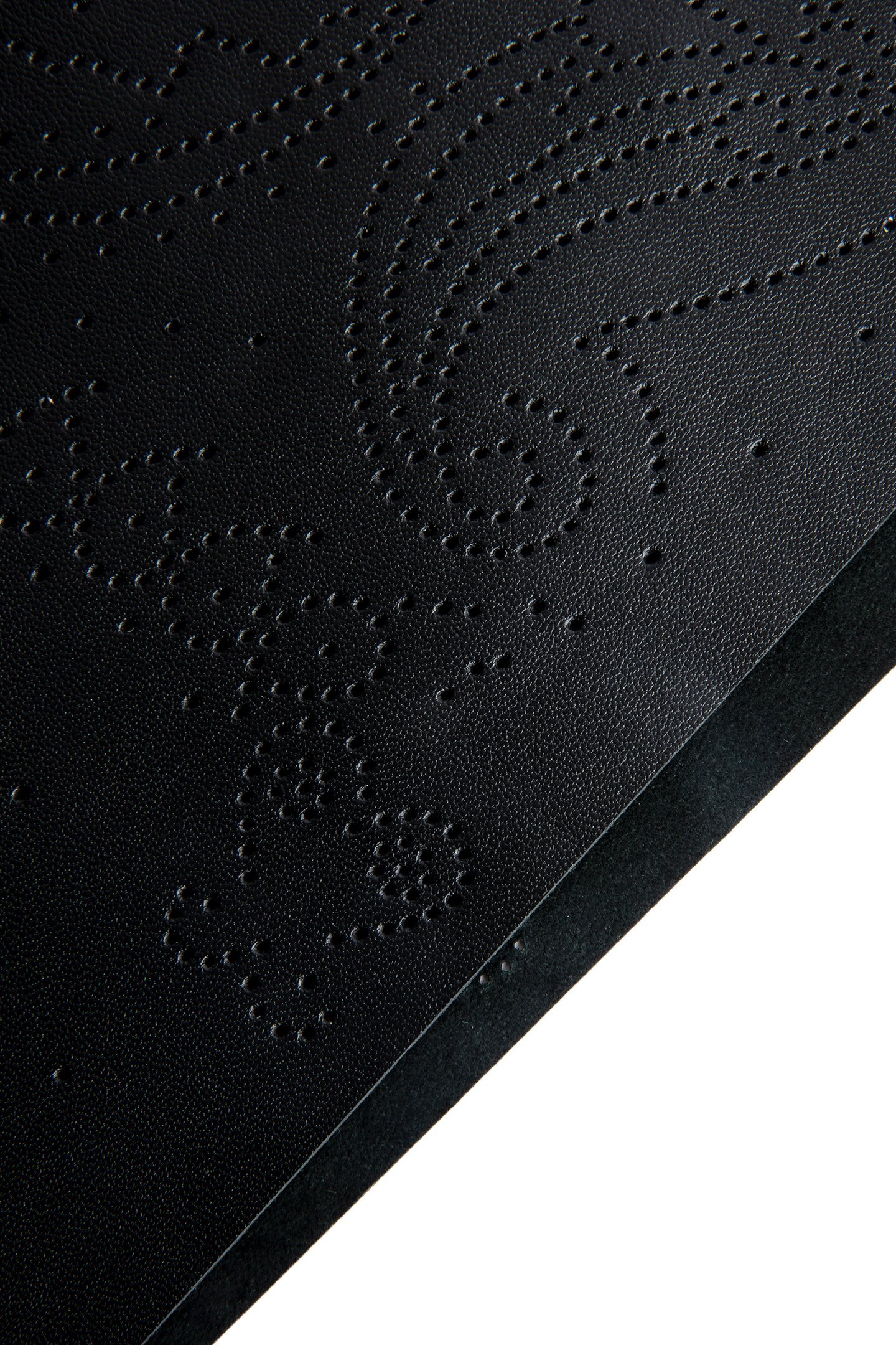 BANDY TRIANGLE LEATHER SCARF NOIR 4