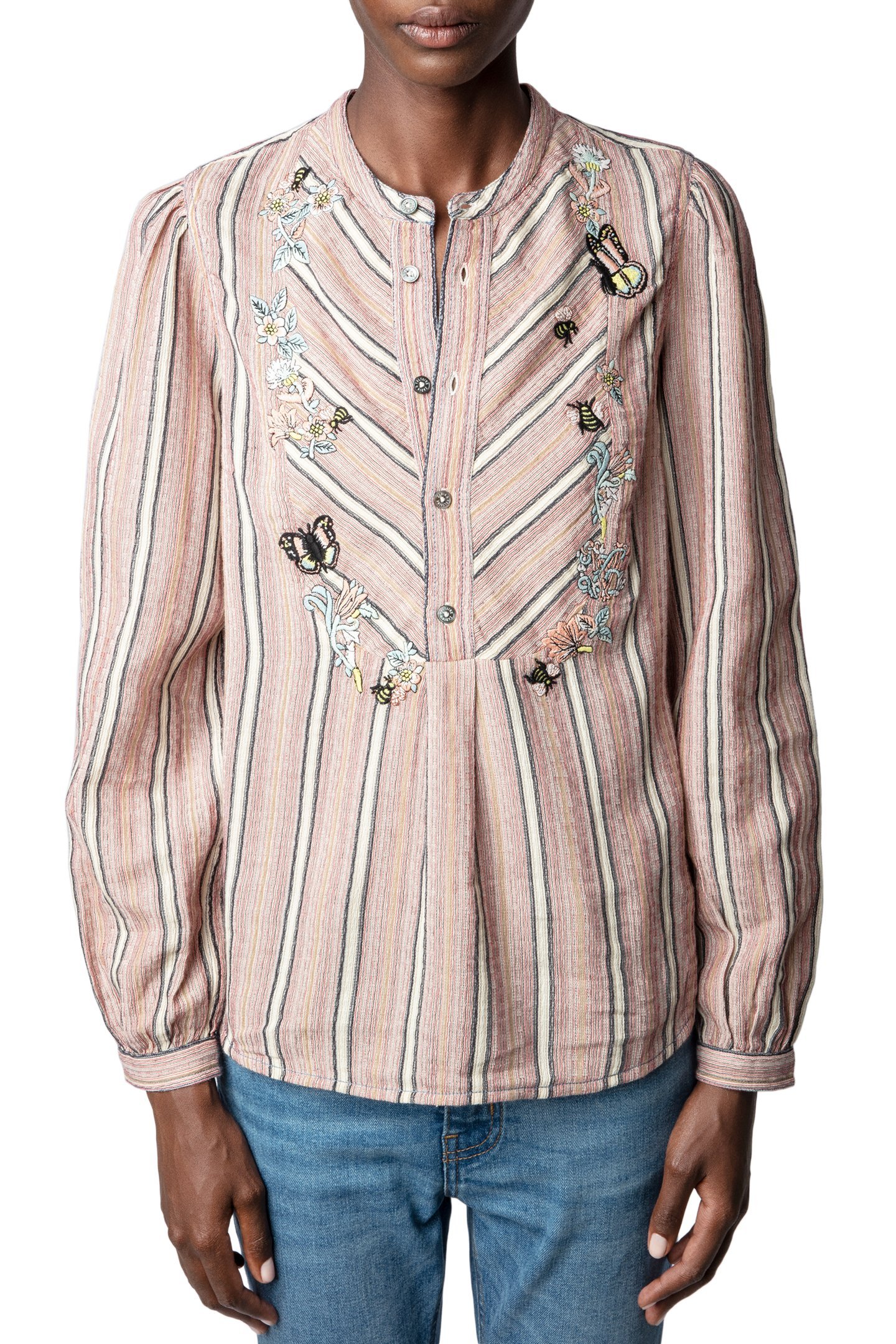 TEDA RAYE STRIPED BLOUSE JAPON 1