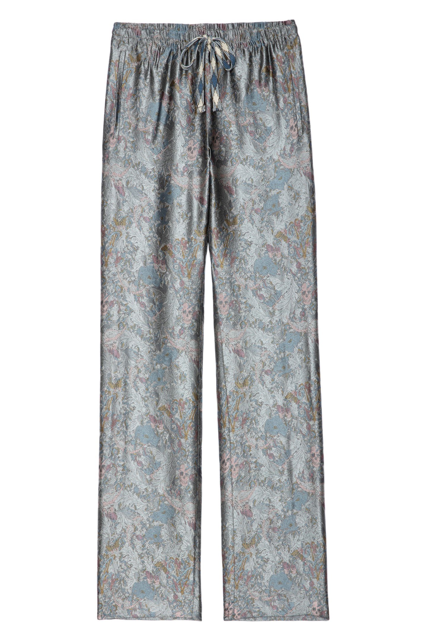 POMY JACQUARD BRITISH FLOWERS PANTS KAKI 4