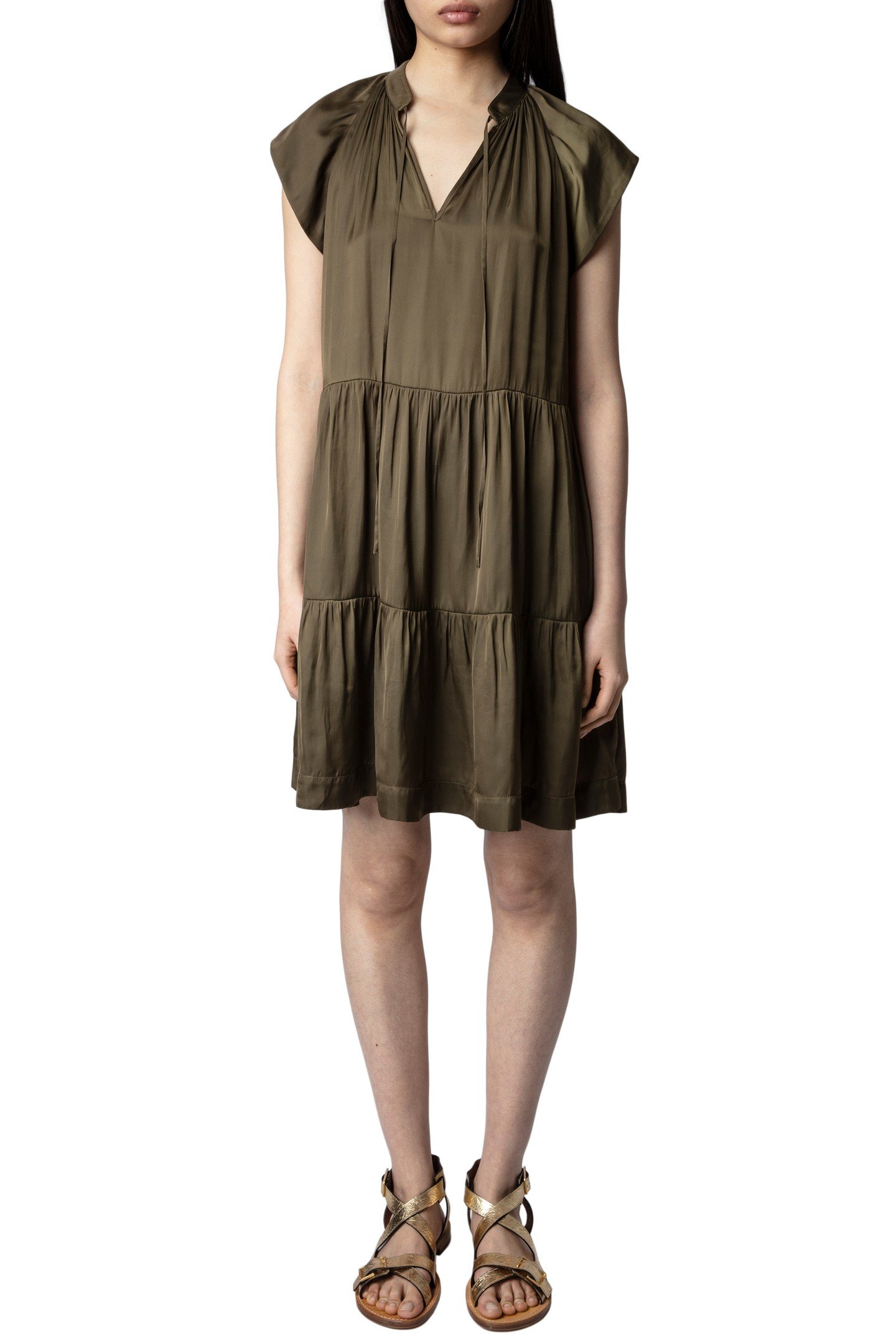 RITO SATIN DRESS LAURIER 1