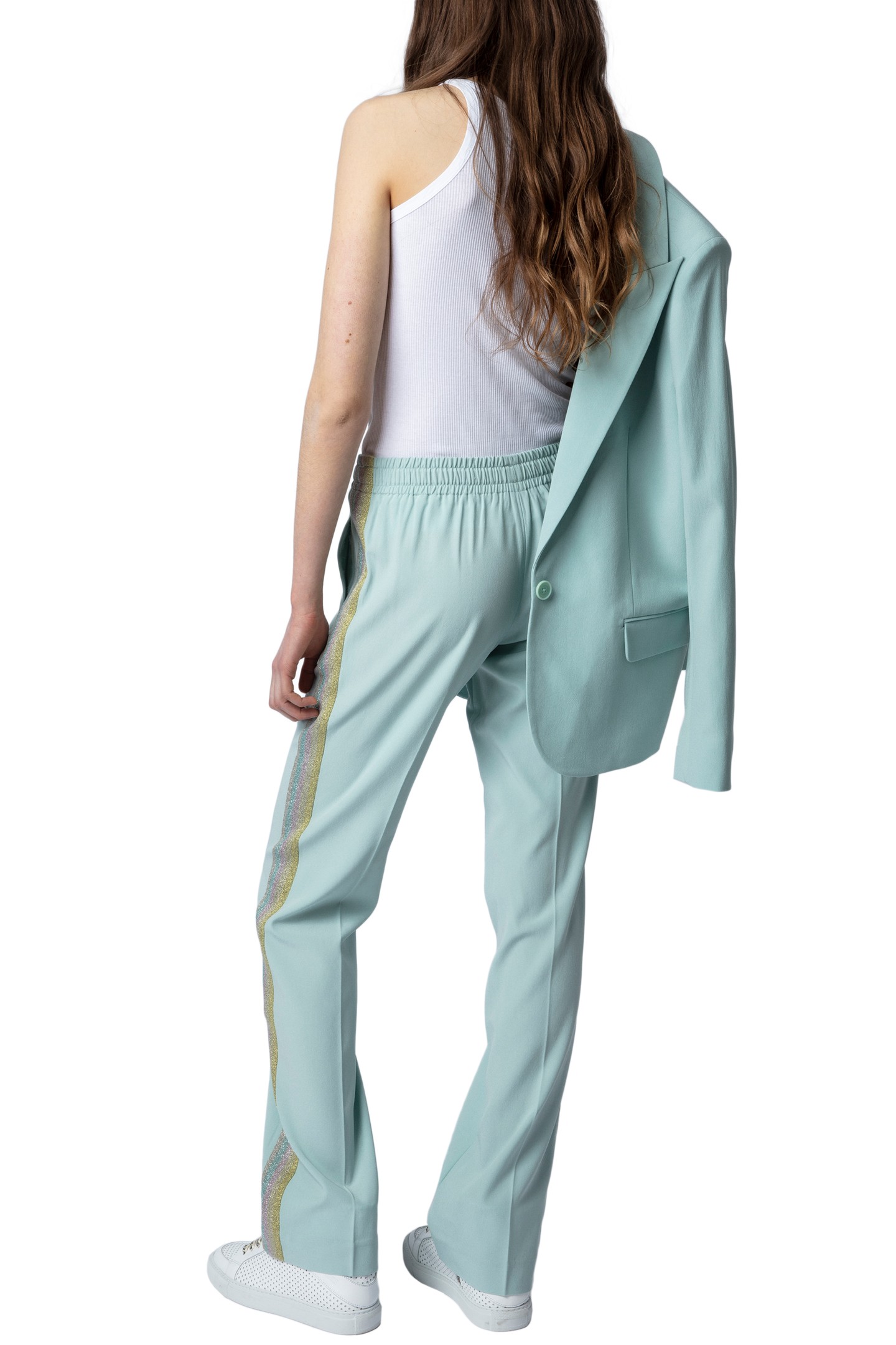 POMY CREPE PANTS CELADON 7