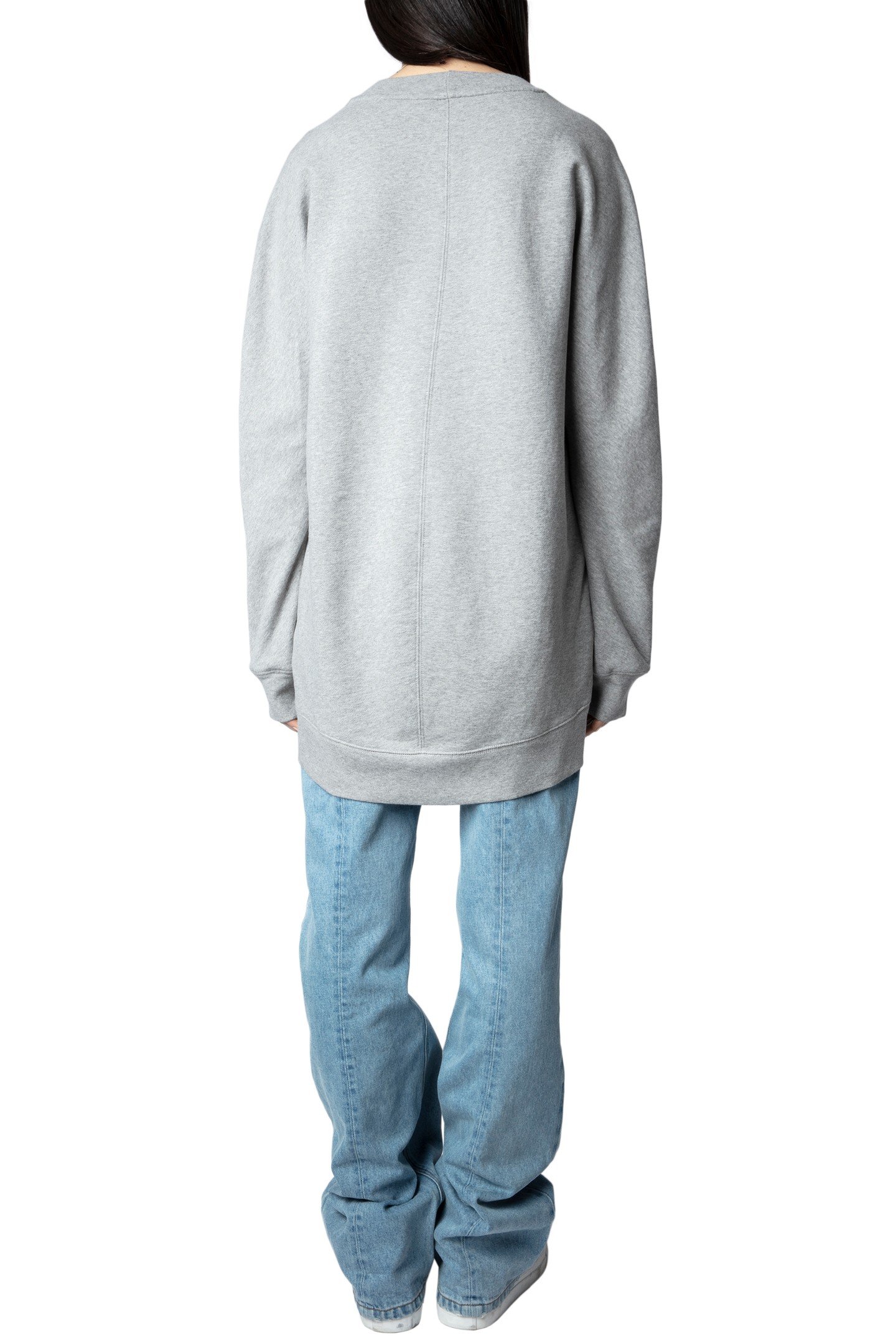 FREYA PHOTOPRINT MOUTH DRESS GRIS CHINE 2