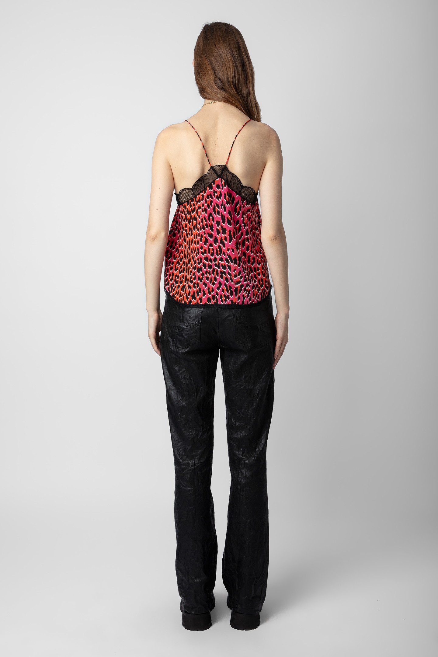 CHRISTY LEOPARD-PRINT SILK CAMISOLE ROSE 3