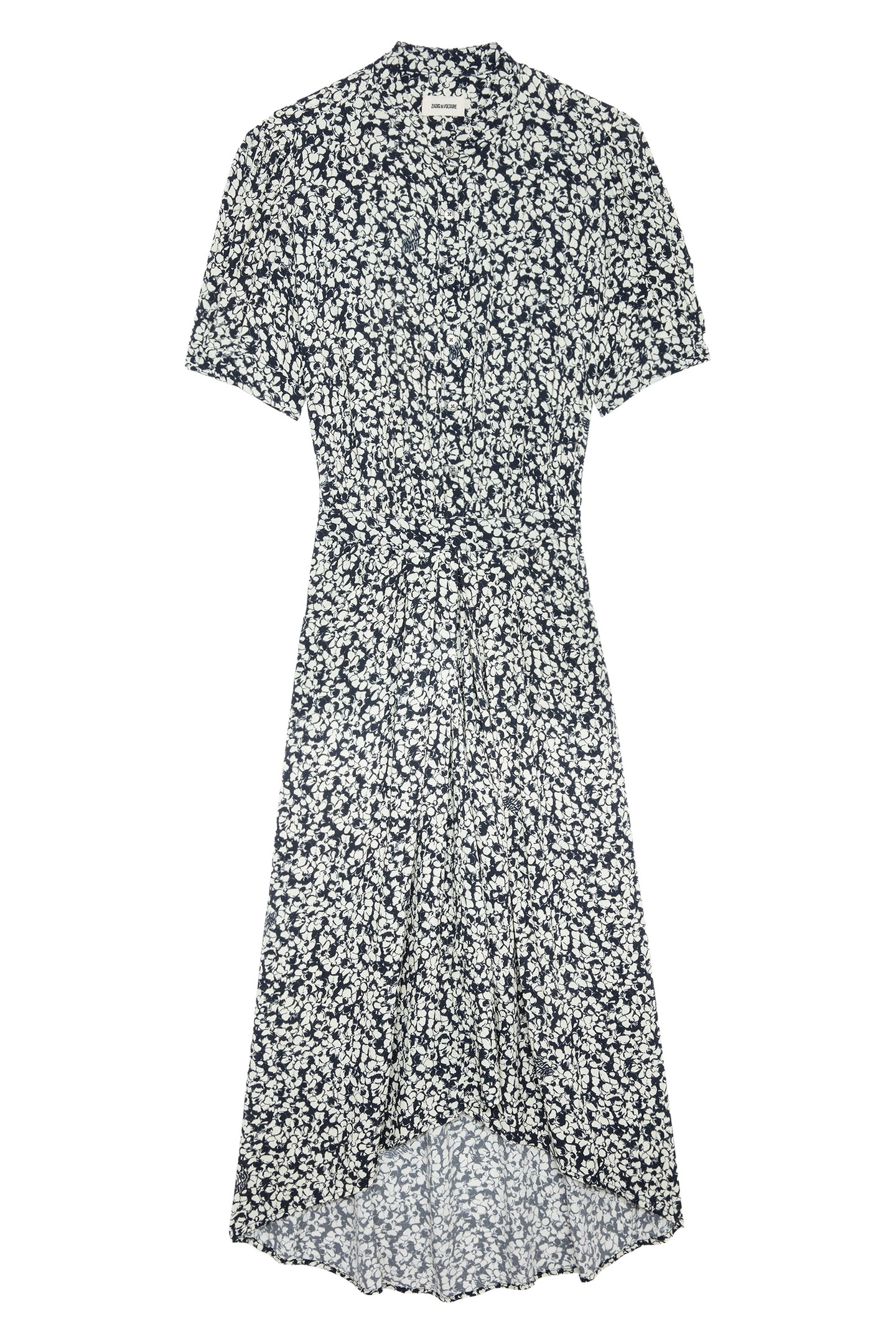 RIMA CREPE BICO FLOWERS DRESS VANILLE 4