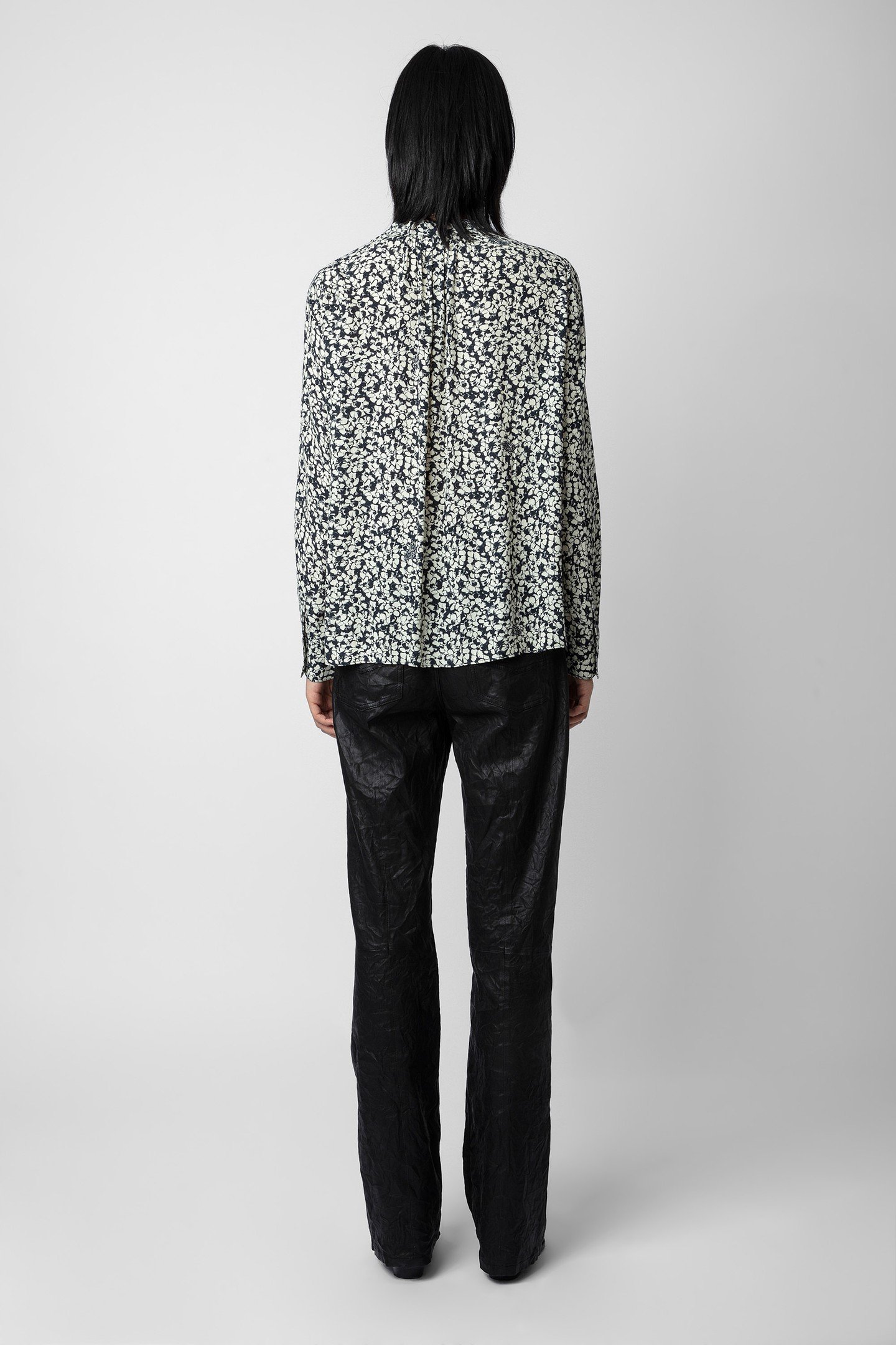TINK CREPE BICO FLOWERS SHIRT VANILLE 3