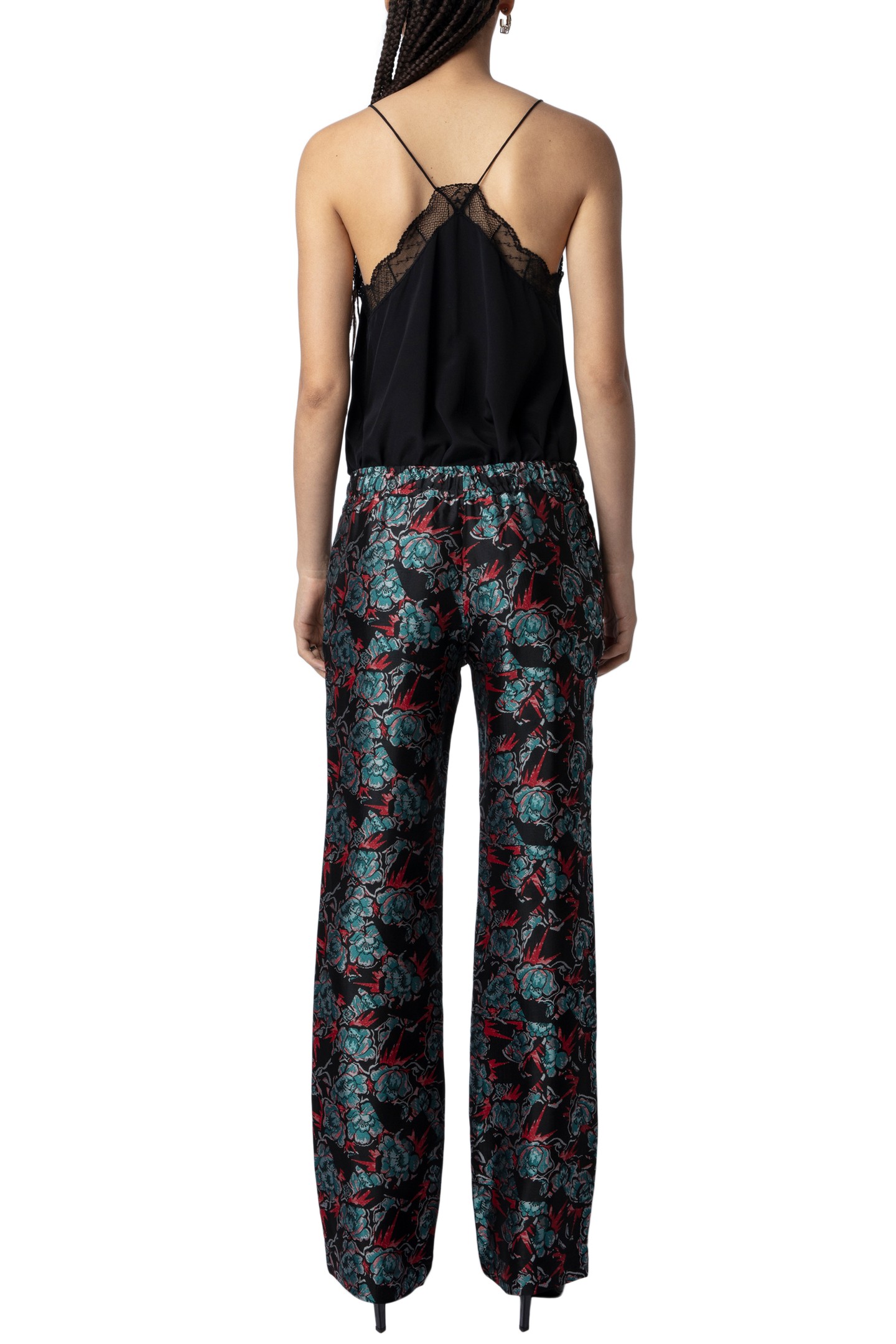POMY JACQUARD THUNDER PANTS NOIR 7