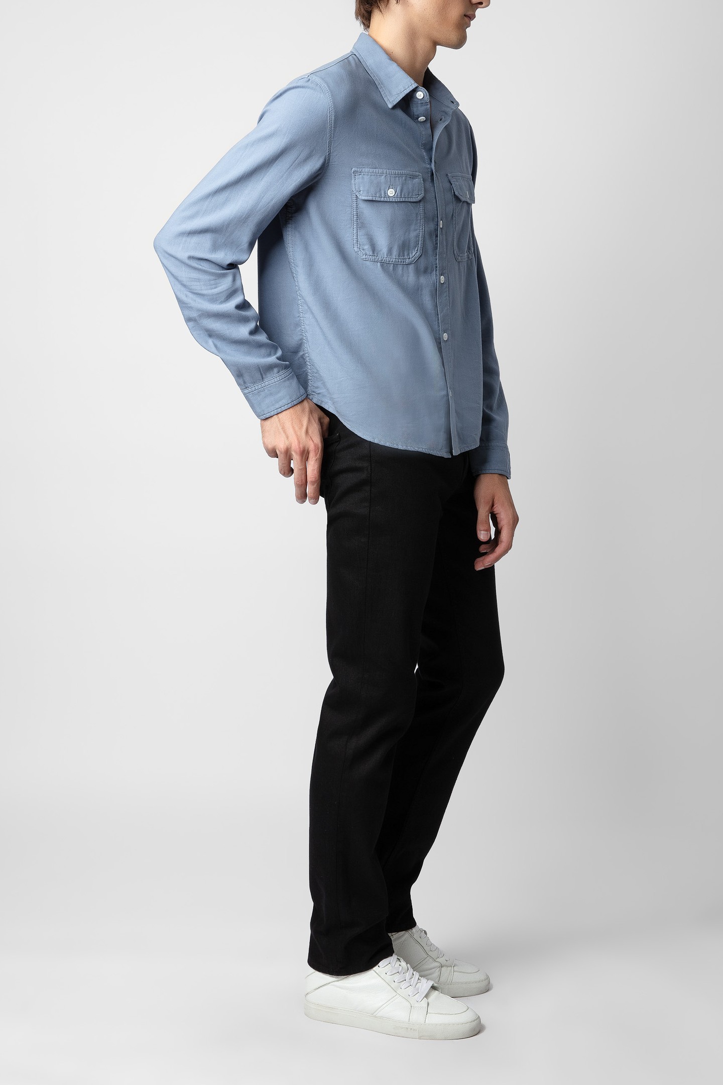 UNISEX STAN COTTON VISCOSE SHIRT HORIZON 3