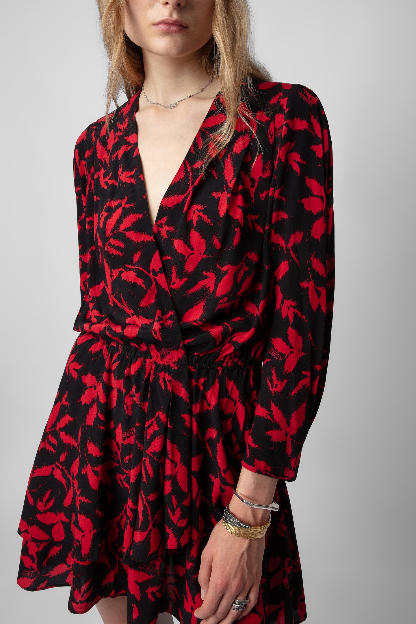 ROGERS SOFT IKAT DRESS NOIR 9