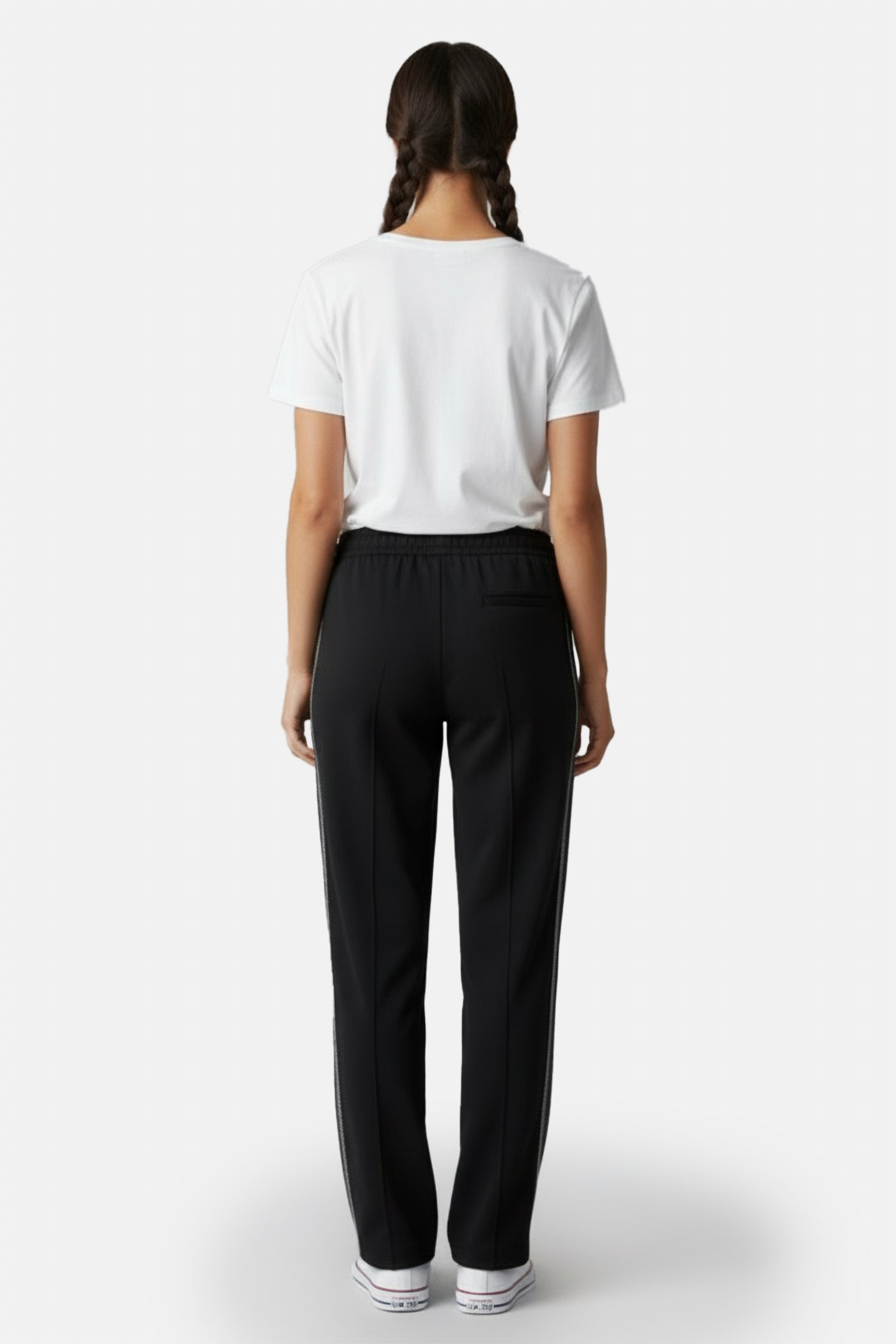 POMY CREPE VE PANTS BLACK 3