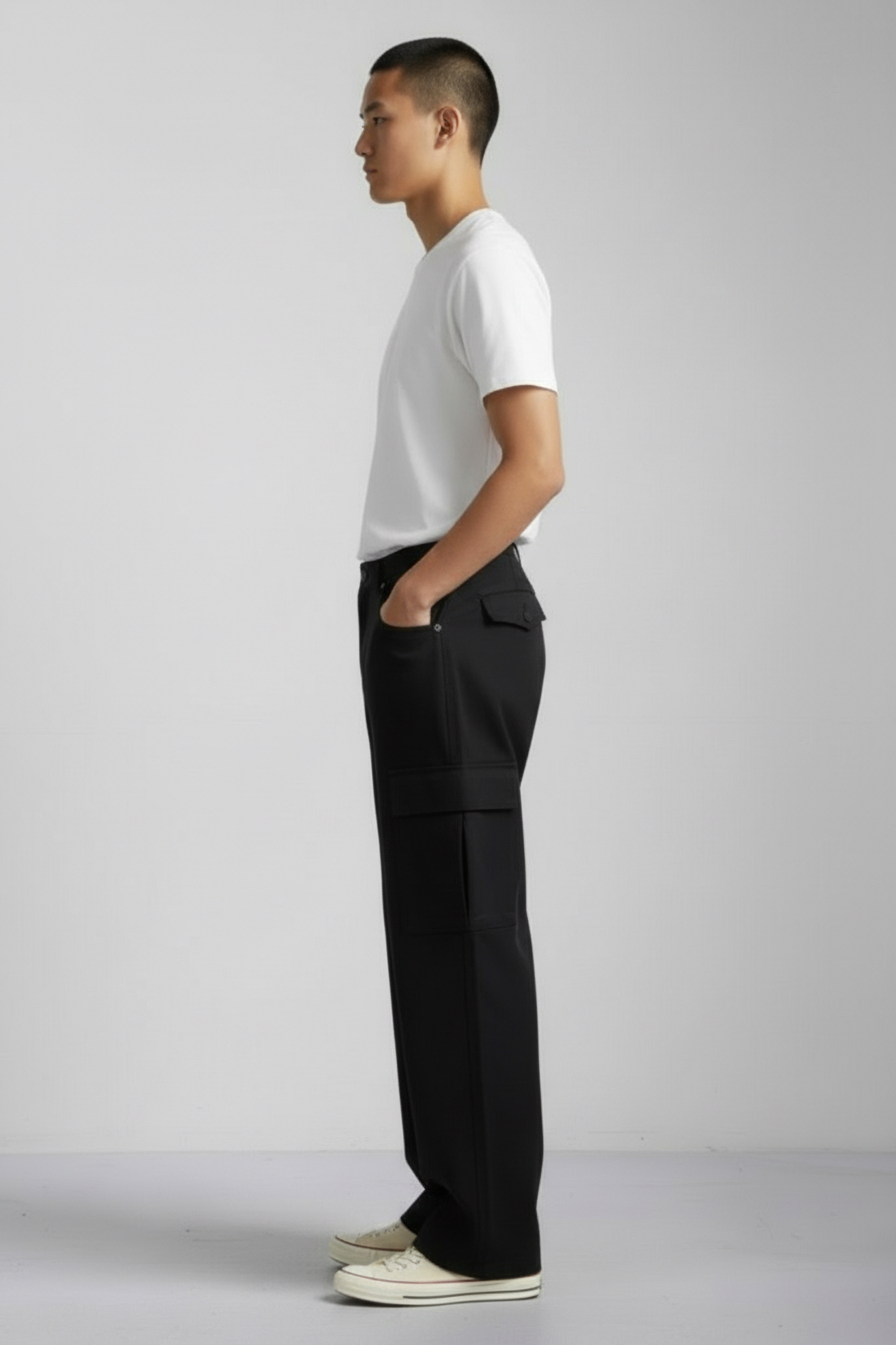 COMME DES GARÇONS HOMME – MEN'S PANTS BLACK 3