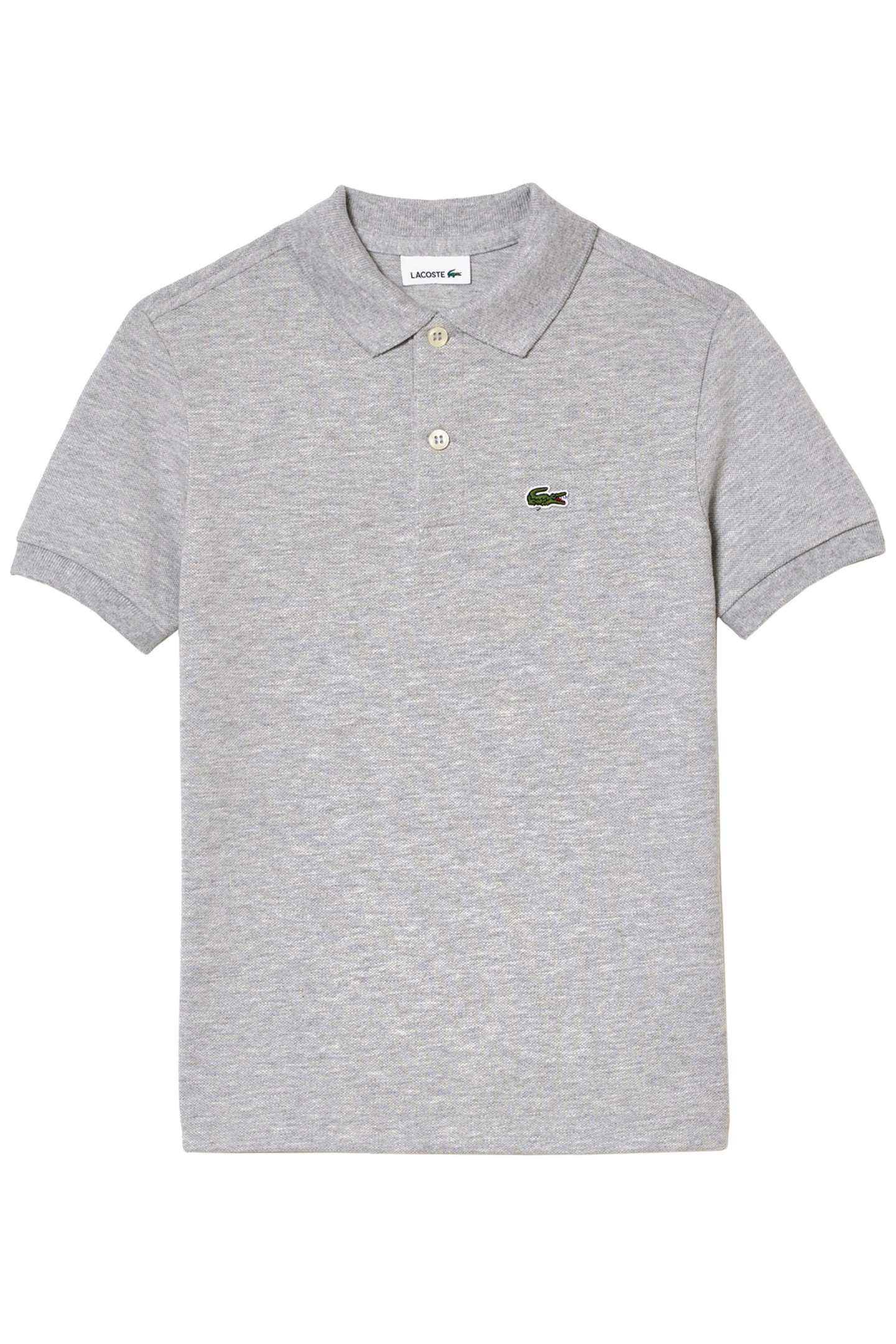 CHILDREN SHORTSLEEVE BEST POLO SILVER CHINE 1