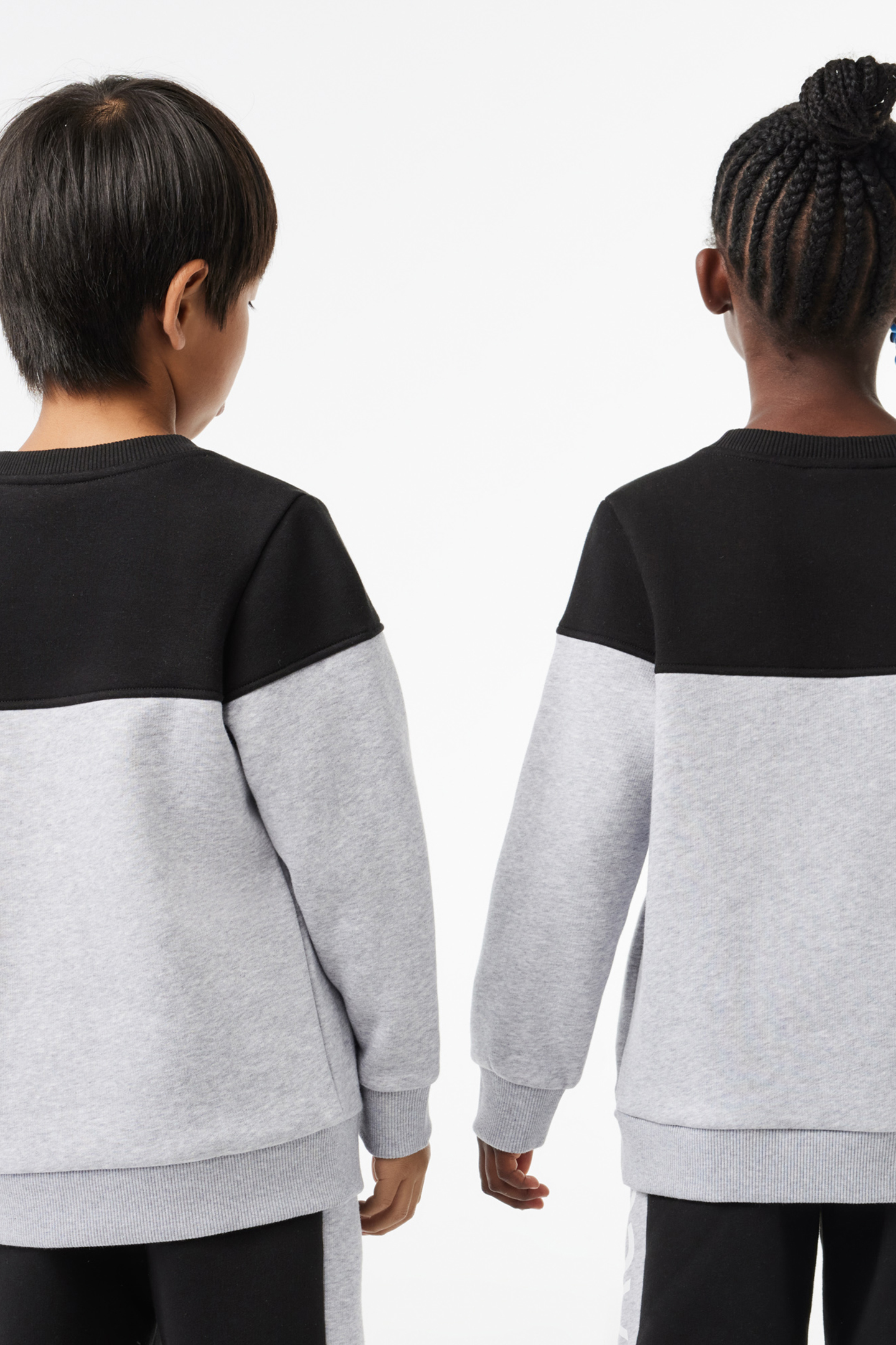CHILDREN SWEATSHIRT BLACK/SILVER CHINE 2