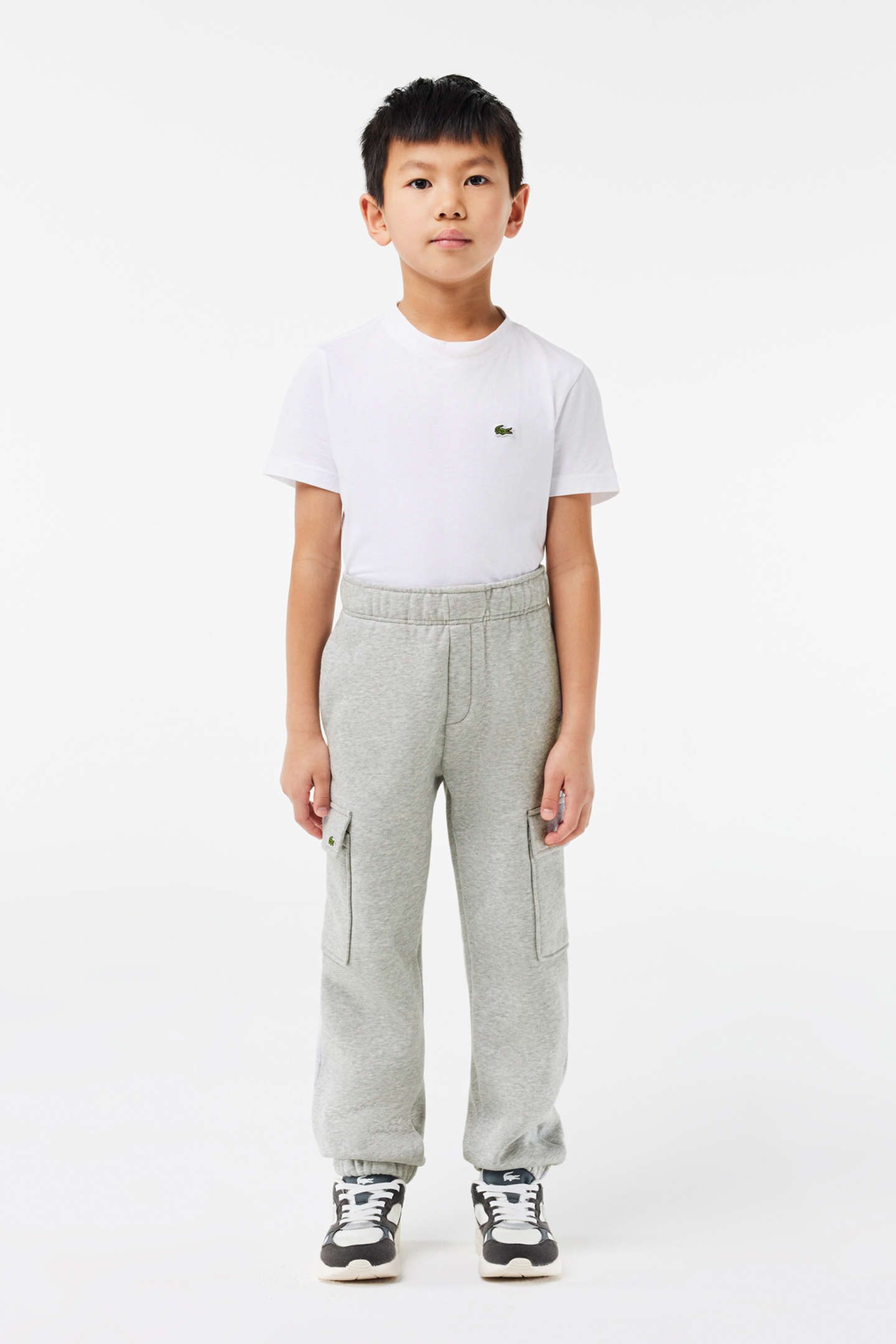 CHILDREN TRACKSUIT TROUSER SILVER CHINE 2