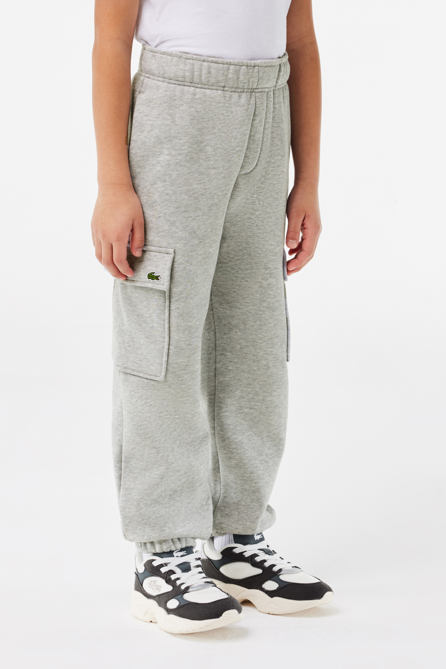 CHILDREN TRACKSUIT TROUSER SILVER CHINE 1