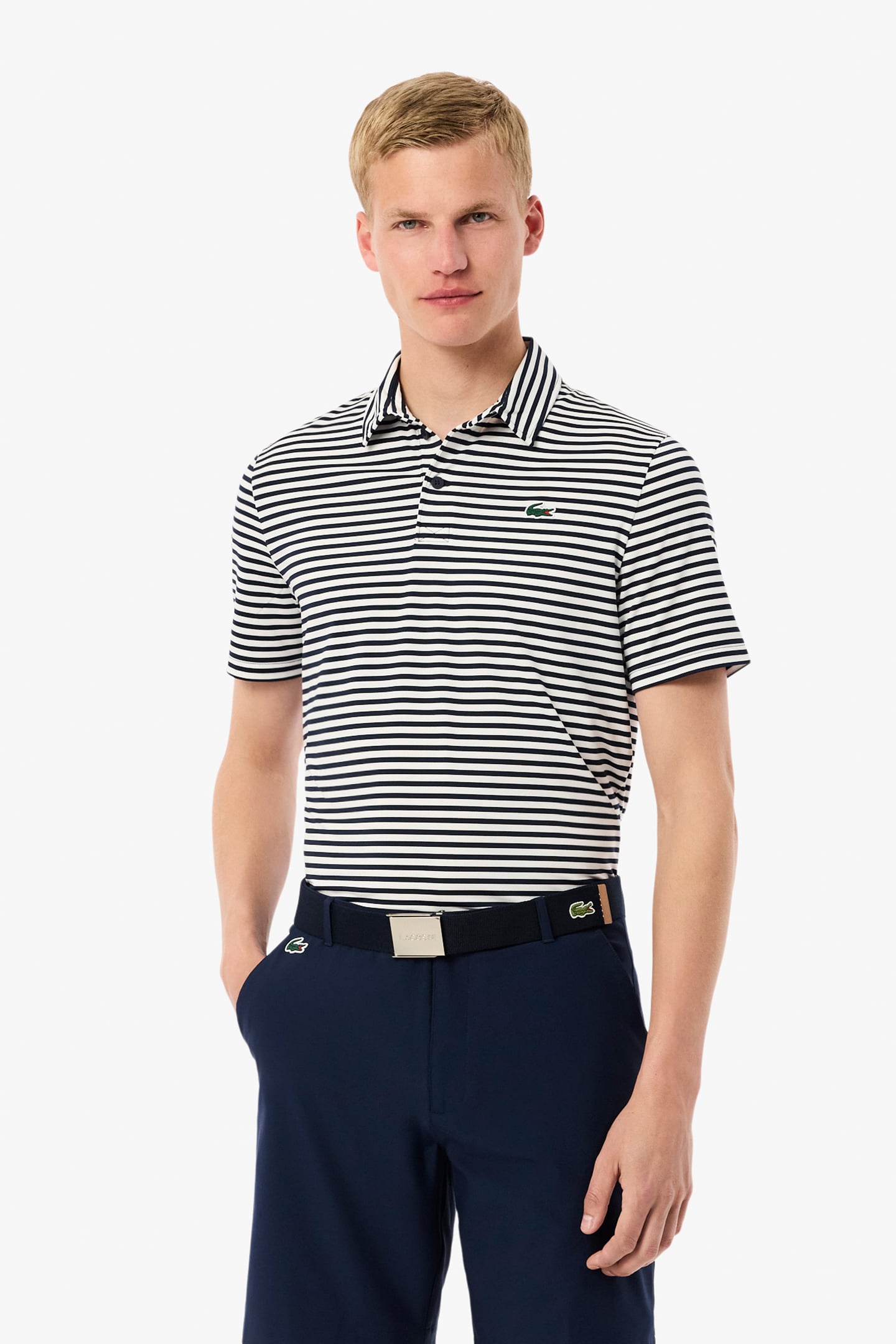 SHORTSLEEVE POLO NAVY BLUE/WHITE 1