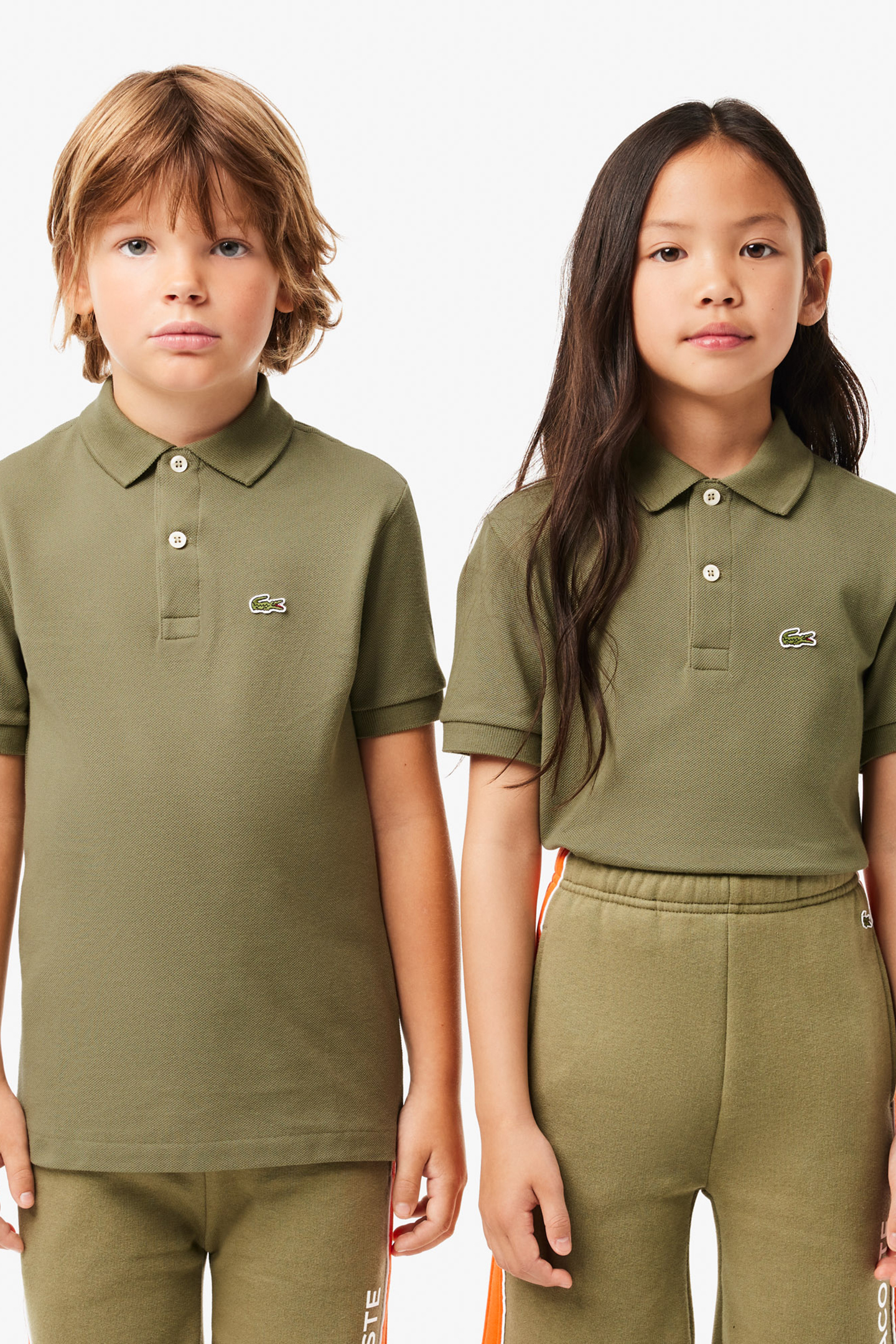 CHILDREN SHORTSLEEVE BEST POLO KHAKI 2
