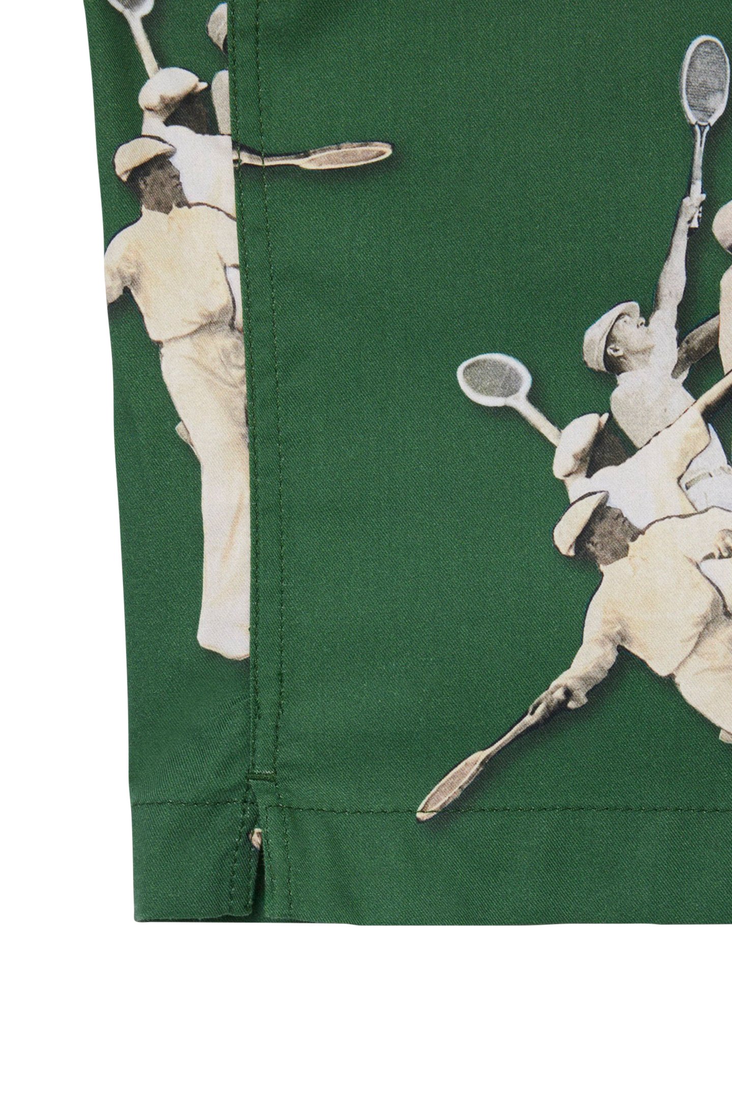 SHORTSLEEVE WOVEN SHIRT GREEN 9